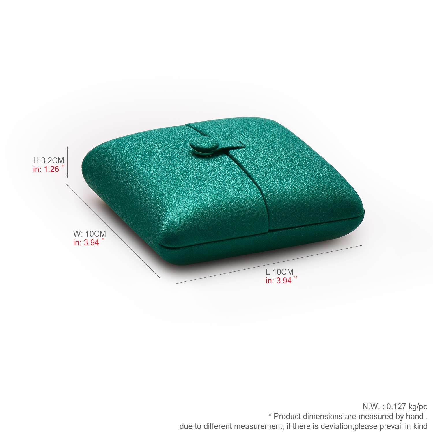 Premium Green Leather Jewelry Box for Necklaces & Earrings - Double Use Gift Storage Box for Women | Perfect for Travel, Home Organization & Stylish Display