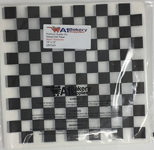 100 Pack Black Chekered
