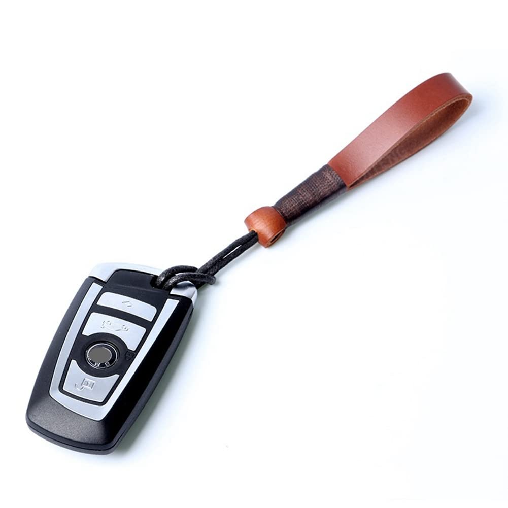 Handmade Leather Keychain for Car Keys - Premium Metal Key Ring with Creative Design - Perfect for Gifts, Home Decor & Everyday Use