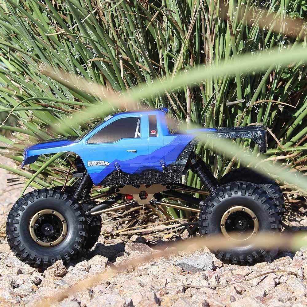 Redcat Racing Everest-10 1/10 Scale Electric Rock Crawler - Waterproof RC Truck with 2.4Ghz Radio Control, Blue/Black - Perfect for Off-Road Trails, Backyard Crawling & RC Hobby Enthusiasts