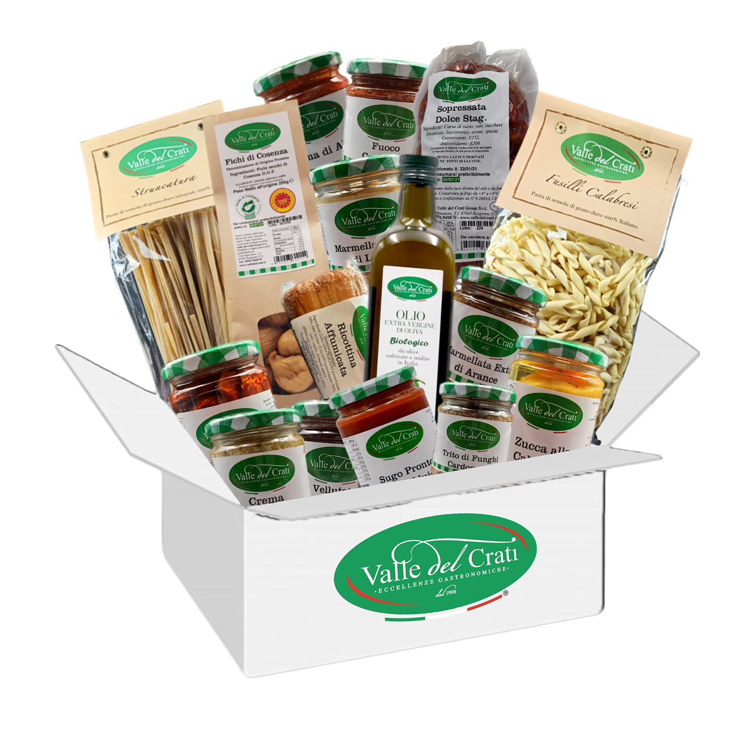 Gourmet Gift Box - 16 Premium Italian Food Products for Holidays, Birthdays & Corporate Gifting | Perfect for Food Lovers, Christmas Presents & Special Occasions