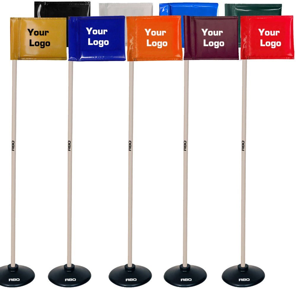 Custom Printed Indoor Artificial Surface Flag with Rigid Pole - Perfect for Home Decor, Office Display & Sports Events