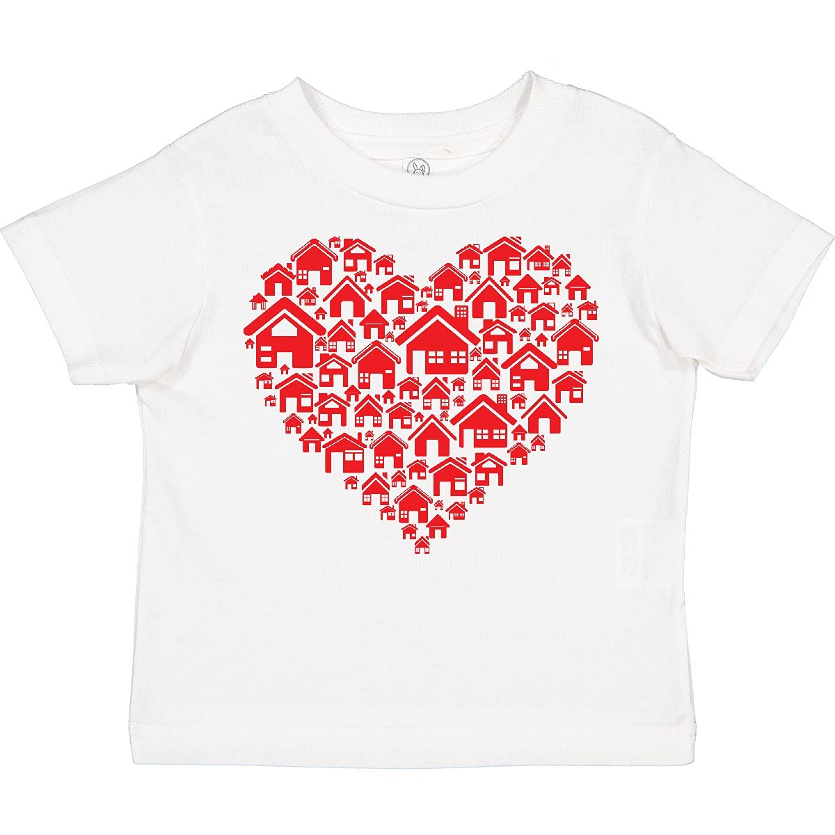 Inktastic Home is Where The Heart is Toddler T-Shirt - Cute Graphic Tee for Boys & Girls - Soft Cotton Kids Shirt - Perfect for Family Outings, Playdates & Photo Shoots