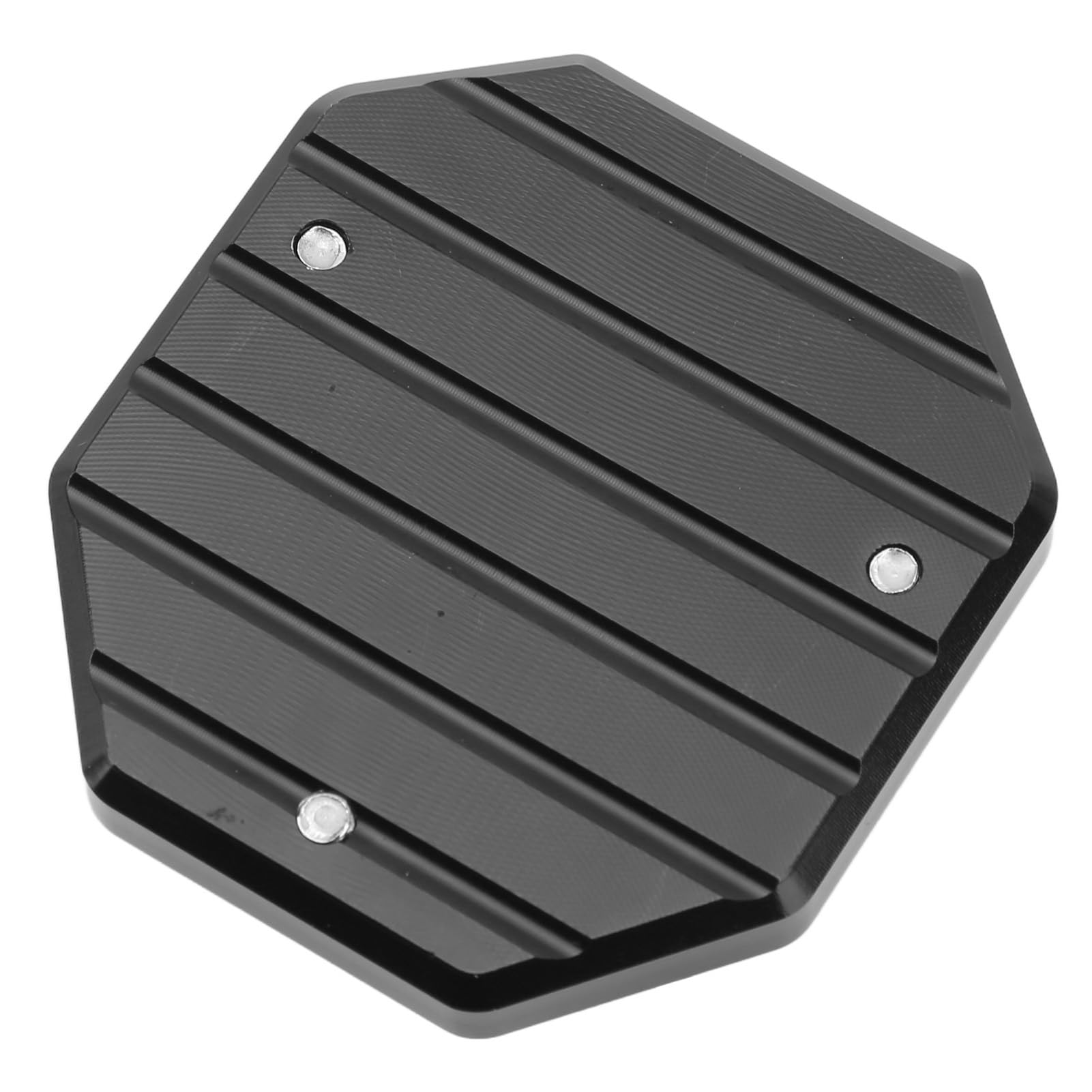 Universal Motorcycle Kickstand Plate - High Strength Aluminium Alloy Side Stand Pad with Hex Wrench for Secure Parking