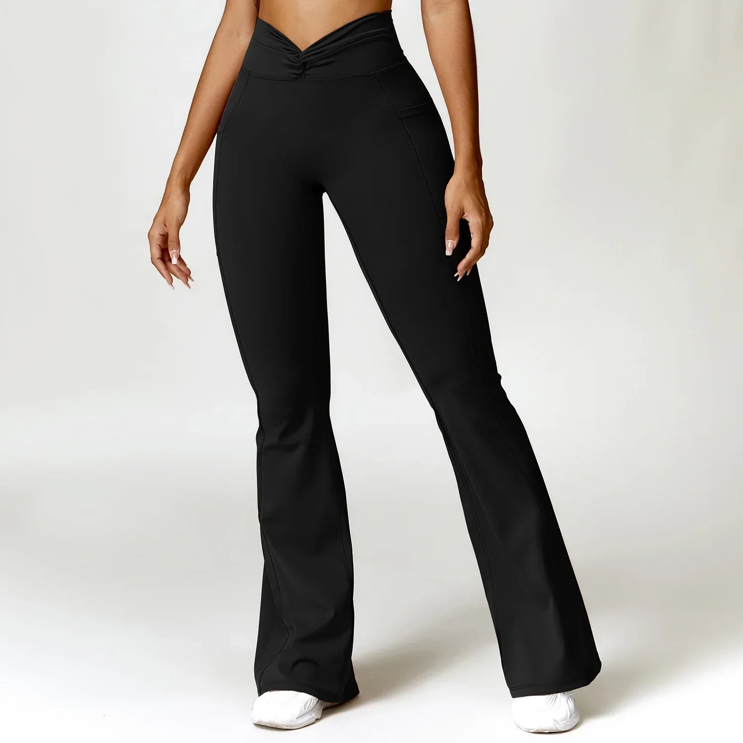 Flare Leggings for Women - High Waist Wide Leg Yoga Pants with Push Up Design | Gym Workout, Fitness Training & Latin Dance | Perfect for Yoga, Pilates, Dance Classes and Casual Wear