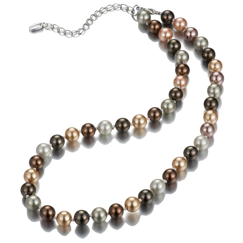 Elegant Beaded Pearl Choker Necklace for Women | Fashion Jewelry Birthday Gift | Perfect for Weddings, Parties & Special Occasions