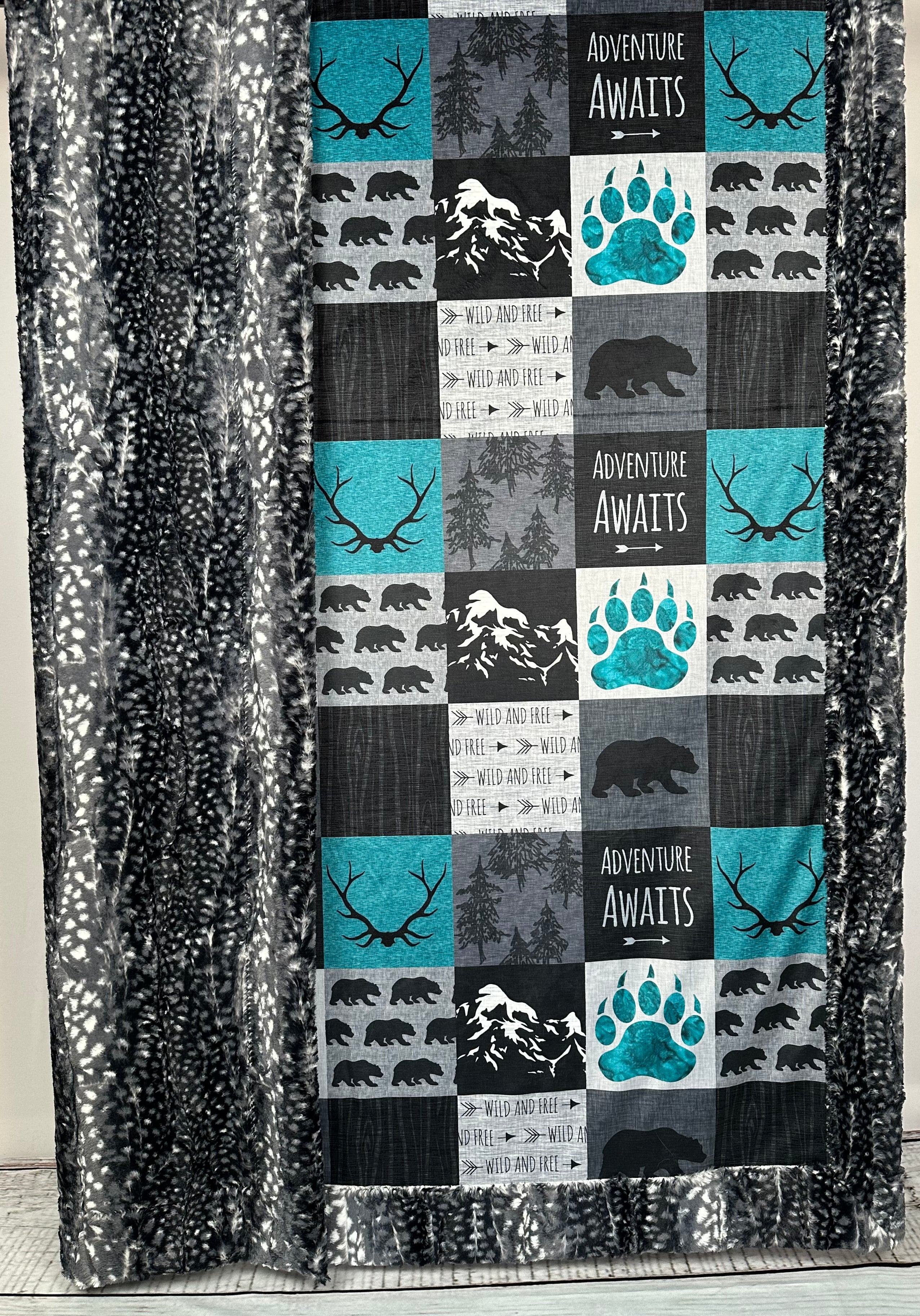 Luxe Cuddle 54x79 Large Soft Blanket for Bed, Couch & Outdoor Adventures - Cozy Throw for Camping, Travel and Home Decor
