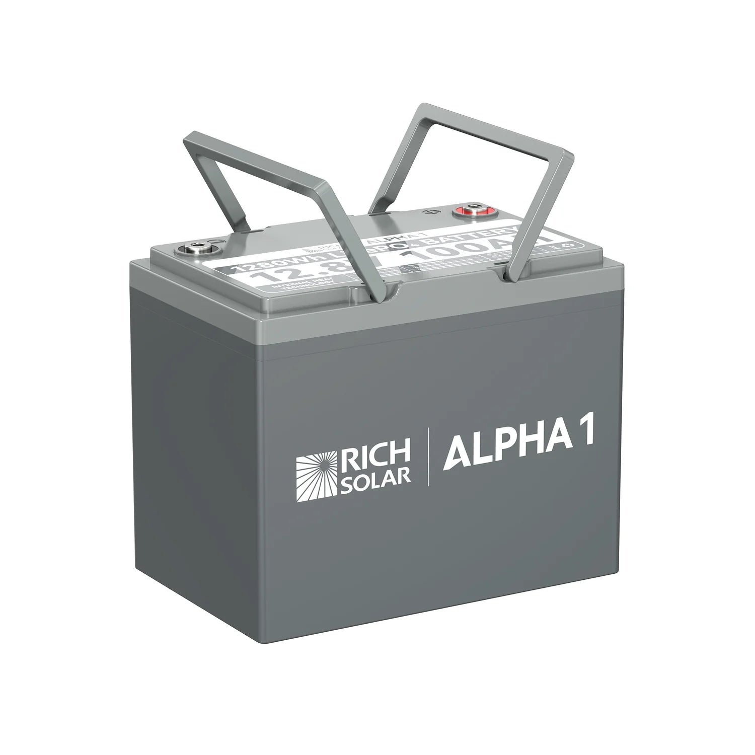 Rich Solar 12V 100Ah LiFePO4 Lithium Iron Phosphate Deep Cycle Battery with Built-in Heating & Bluetooth - Perfect for RV, Marine, Solar Power Systems & Off-Grid Applications