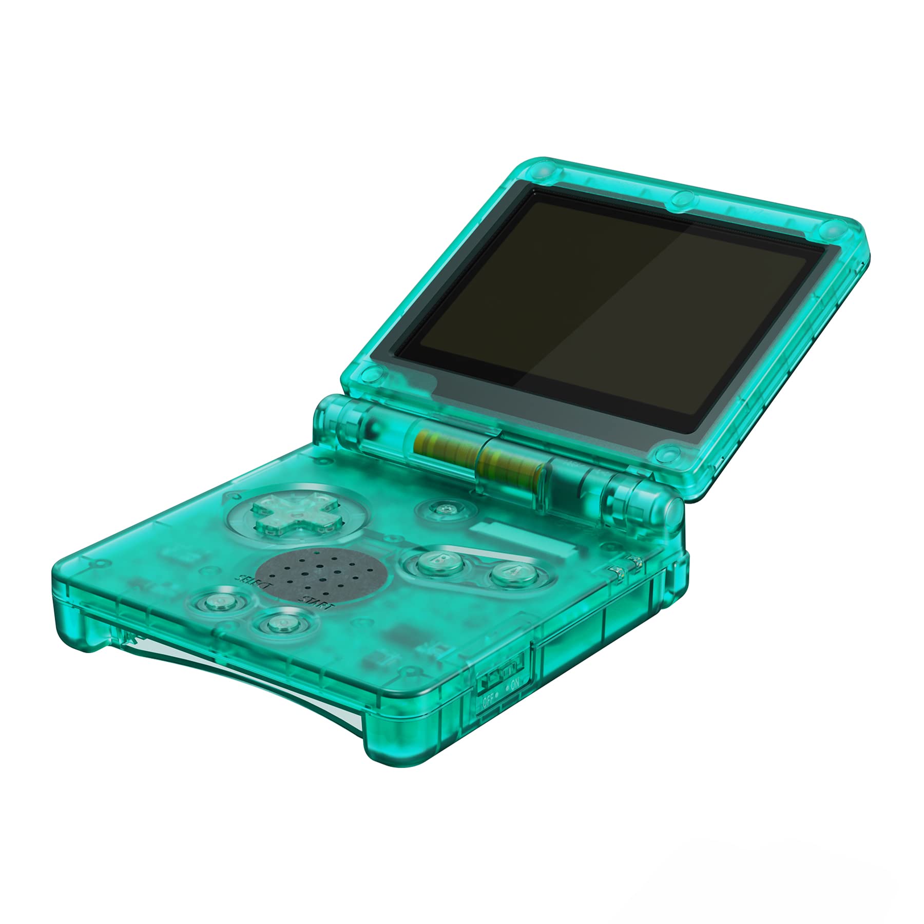 eXtremeRate Emerald Green Replacement Shell for Gameboy Advance SP GBA SP - Compatible with IPS & Standard LCD Screens - DIY Custom Housing Case - Perfect for Gaming Enthusiasts & Retro Console Modding (Console Not Included)