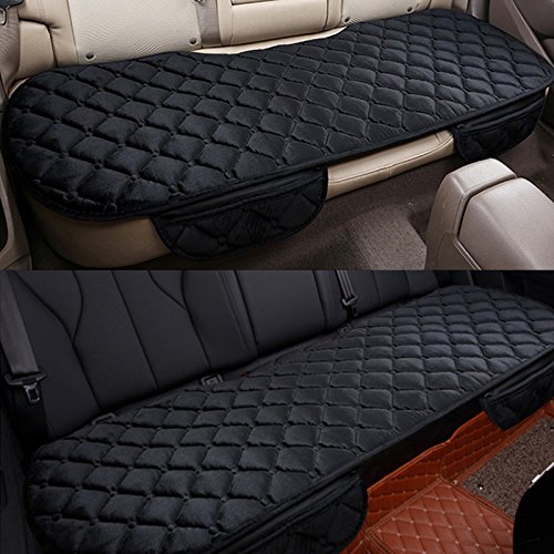 HCMAX Soft Car Seat Cover Cushion Pad Mat Protector - Universal Fit for Sedan, Hatchback, SUV - 2 Pack Front Seat Covers - Comfort & Protection for Long Drives, Commuting & Road Trips