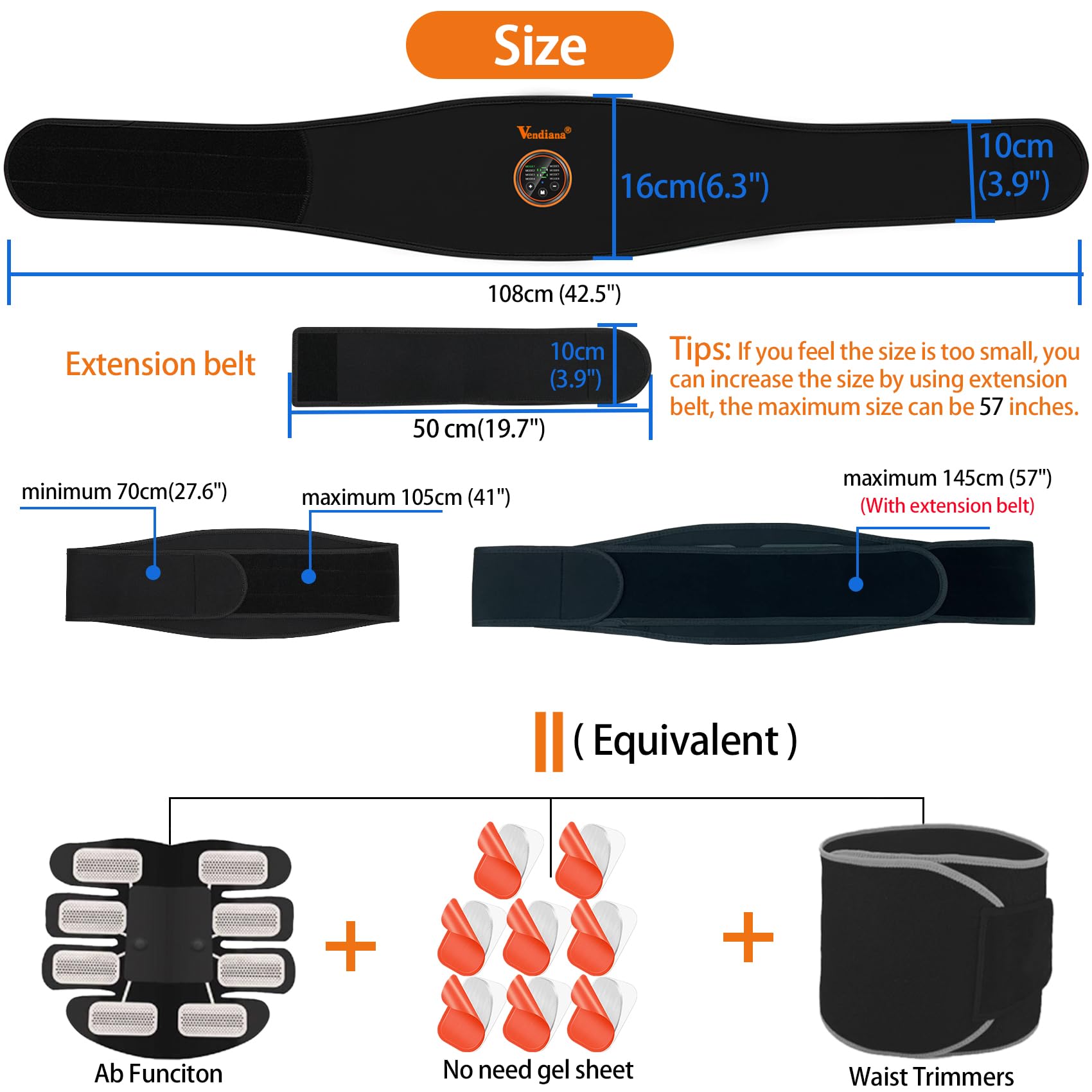FDA Cleared ABS Stimulator - EMS Electronic Muscle Toner for Abdominal Training | Relieve Muscle Fatigue & Improve Core Strength | Perfect for Home Gym Workouts & Post-Workout Recovery