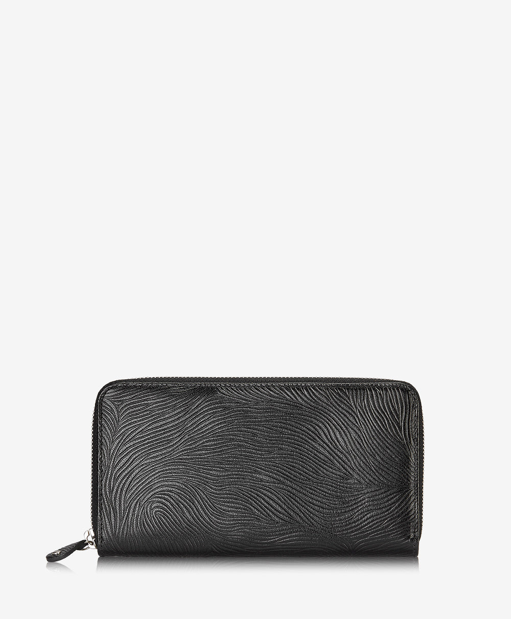 Large Zip Around Wallet for Women & Men - RFID Blocking Travel Wallet with Multiple Card Slots - Perfect for Everyday Use, Travel & Business