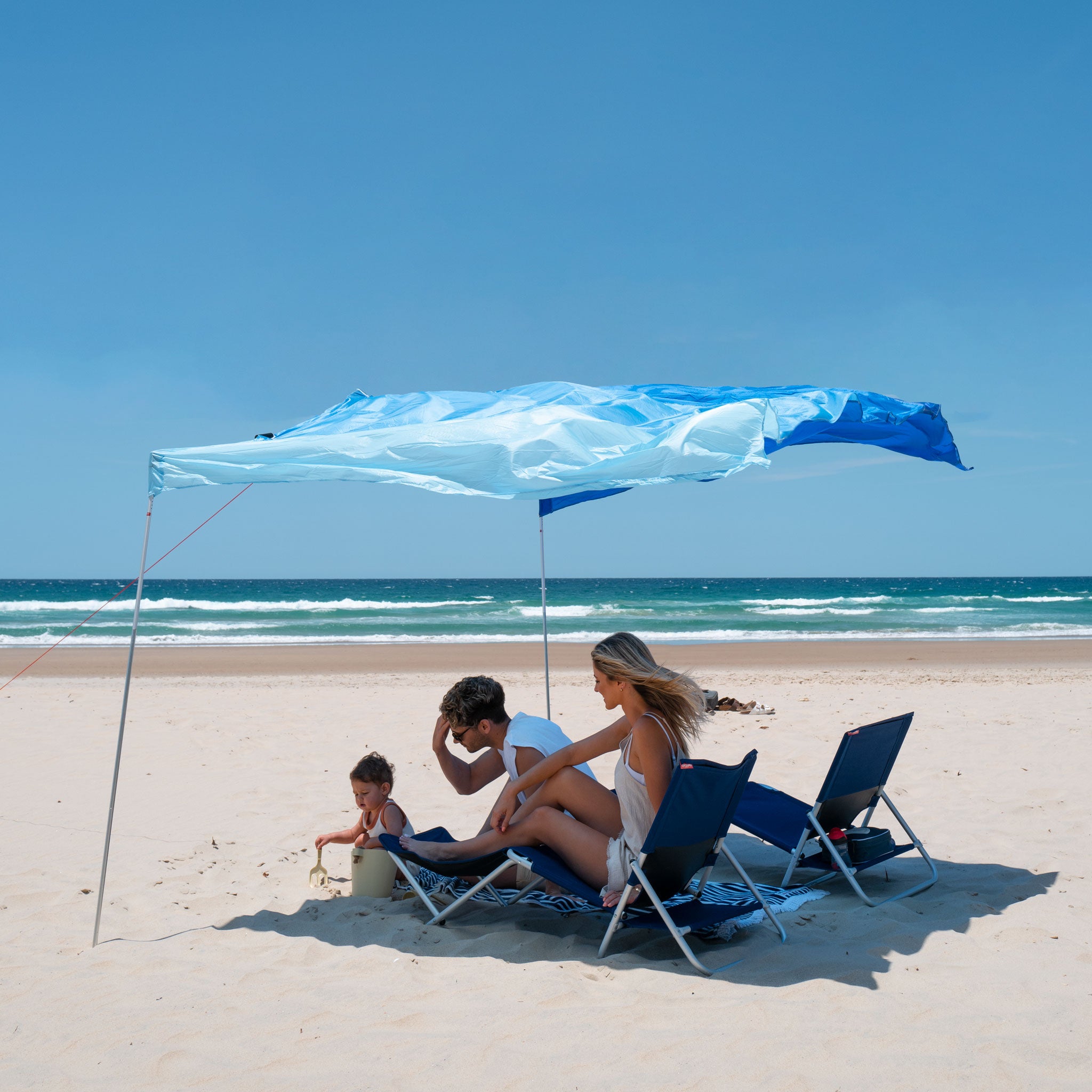 Vento by CoolCabanas - Portable Beach Tent for Sun Protection, Lightweight Pop Up Shade Shelter for Outdoor Activities | Perfect for Beach, Camping, Picnics and Backyard Use