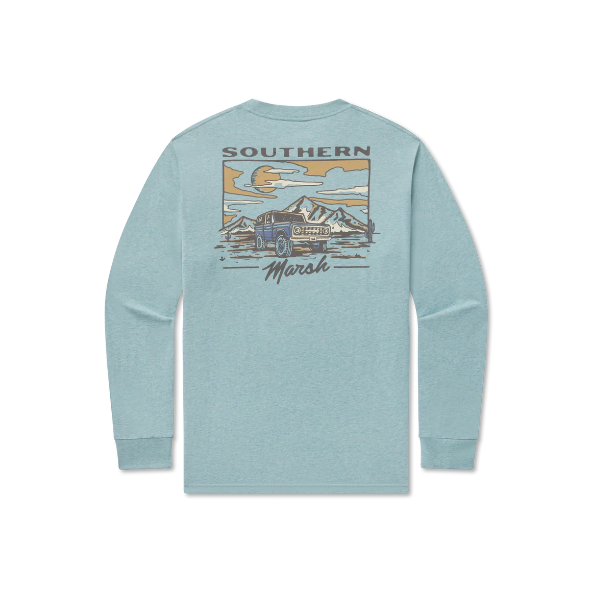 Southern Marsh High Desert Rodeo Long Sleeve T-Shirt for Men - Western Style Casual Shirt for Rodeo, Outdoor Adventures & Country Lifestyle