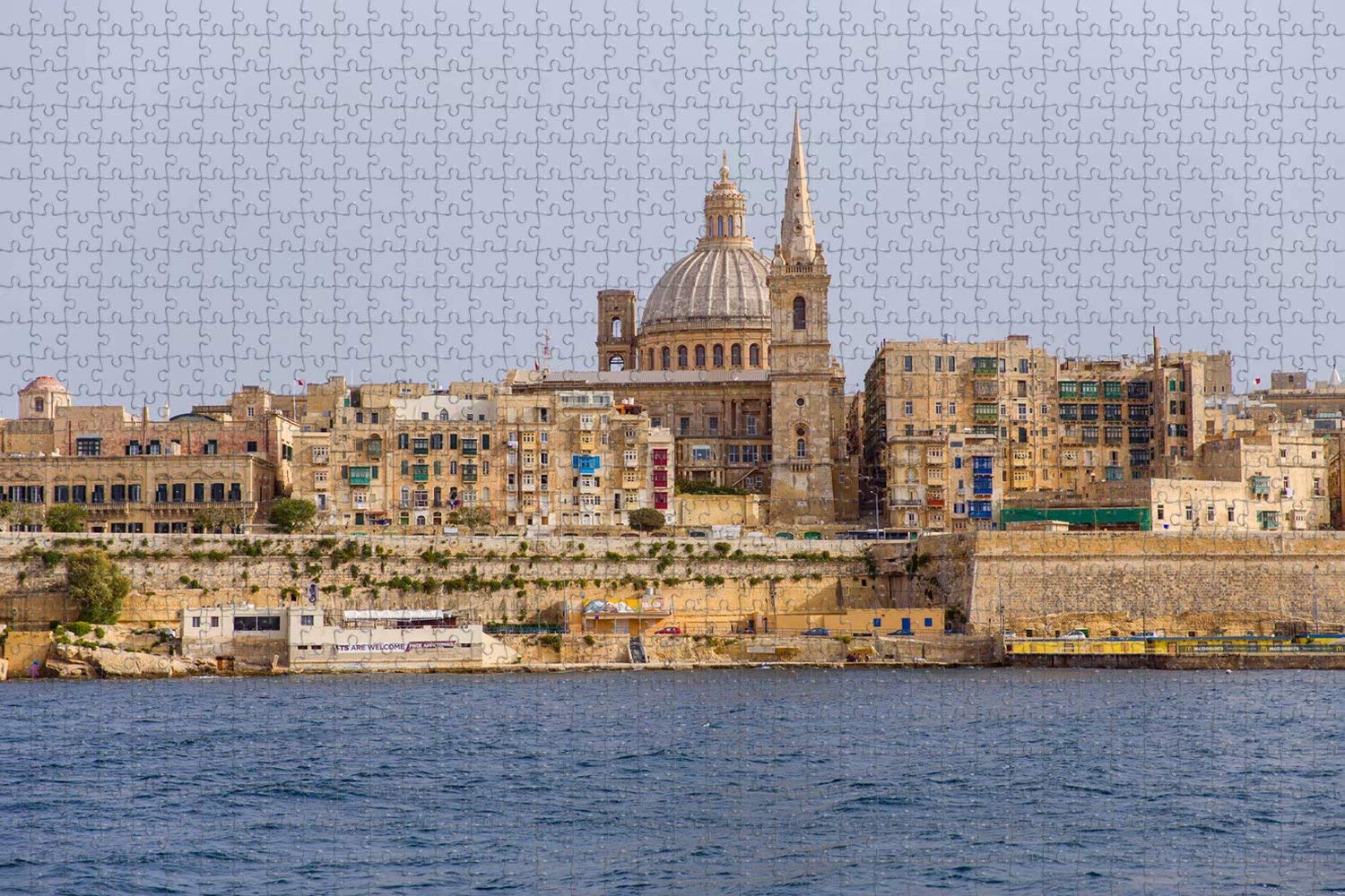 1000-Piece Jigsaw Puzzle of Valletta, Malta - Challenging Adult Puzzle for Travel Enthusiasts & Souvenir Collectors | Perfect for Relaxation, Home Decor & Gift Giving