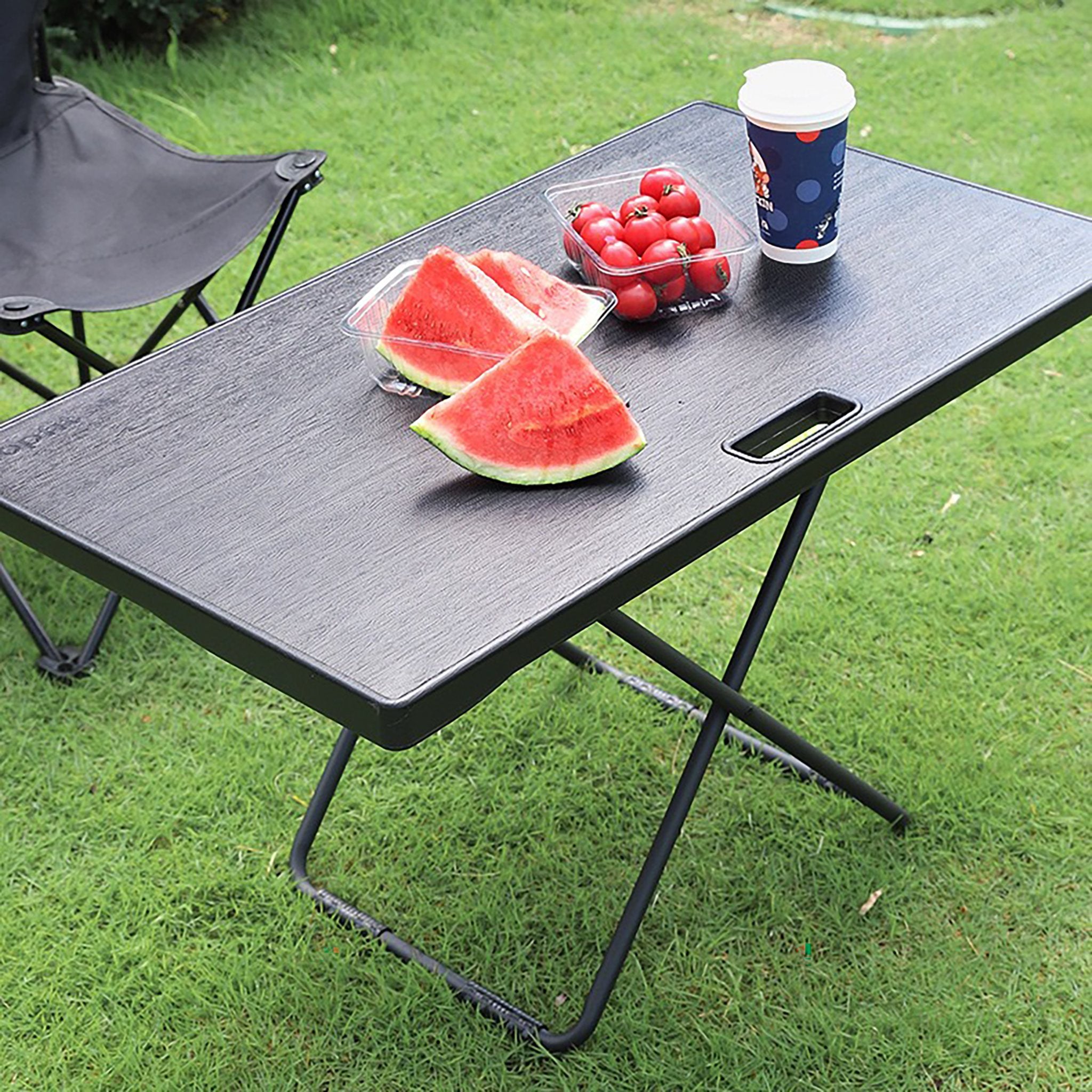 Foldable Portable Camping Table for Tesla Model Y (2025+ Juniper) - Space Saving Travel Accessory for Car Camping, Road Trips & Outdoor Adventures