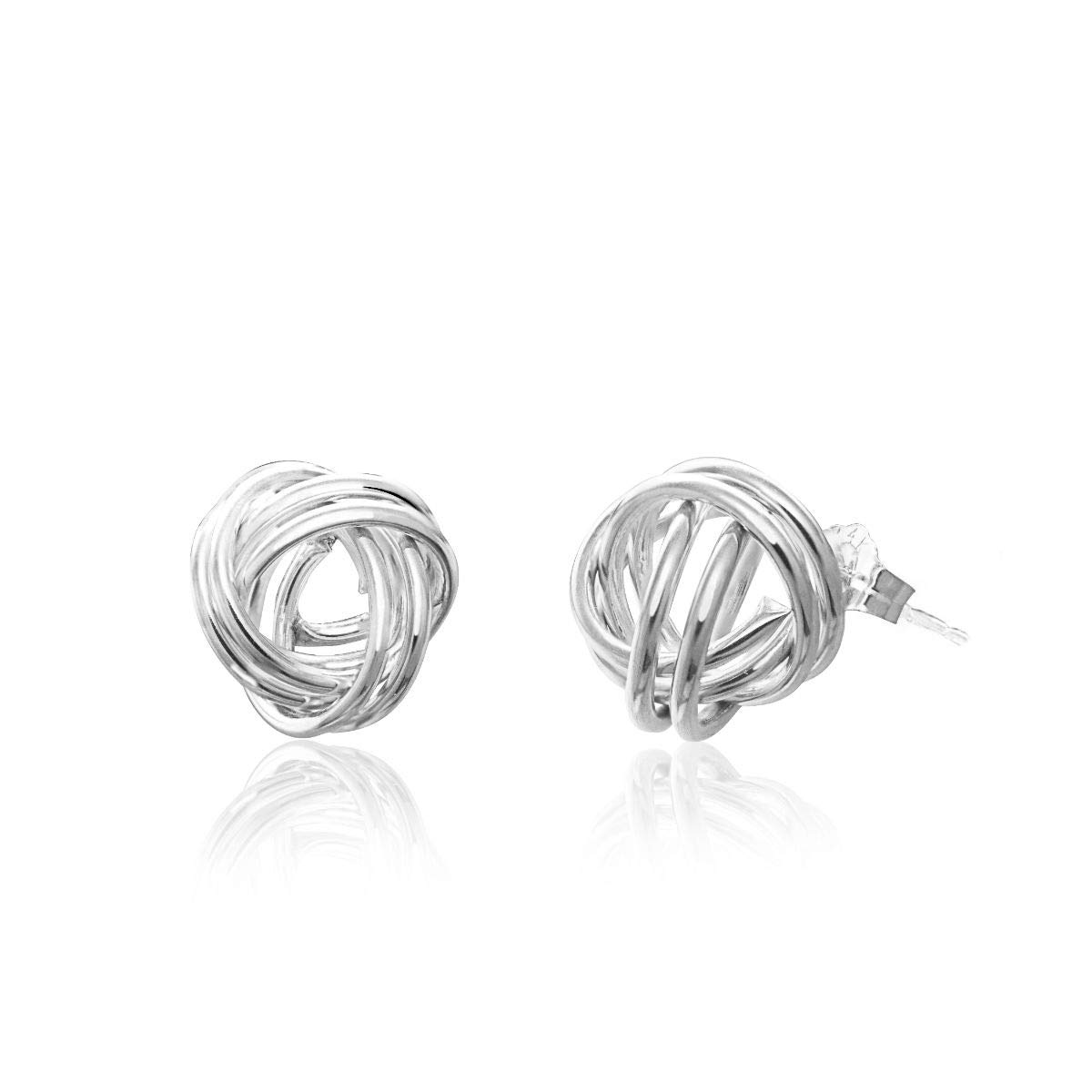14K Gold Love Knot Stud Earrings for Women - Romantic Valentine's Day Gift, Anniversary Jewelry for Her - Perfect for Date Nights, Weddings & Special Occasions