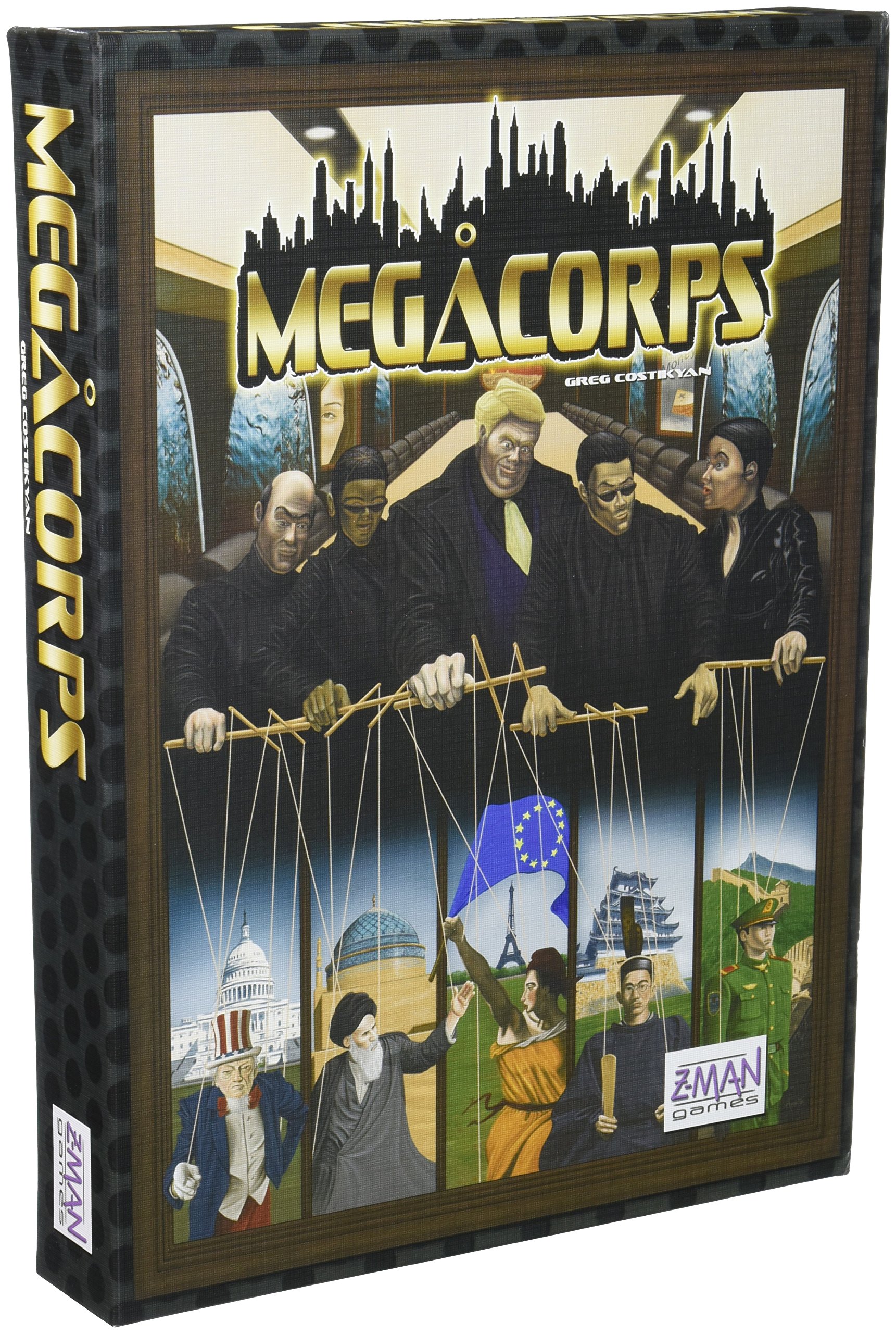 Zman Games Megacorps - Strategic Board Game for Adults & Teens | Build Your Corporate Empire | Perfect for Family Game Nights & Party Gatherings