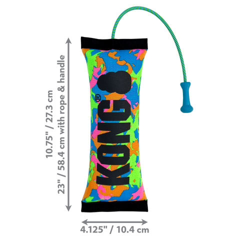 Durable High Visibility Kong Fetch Toy Bumper for Dogs - Perfect for Outdoor Play, Training, and Interactive Games