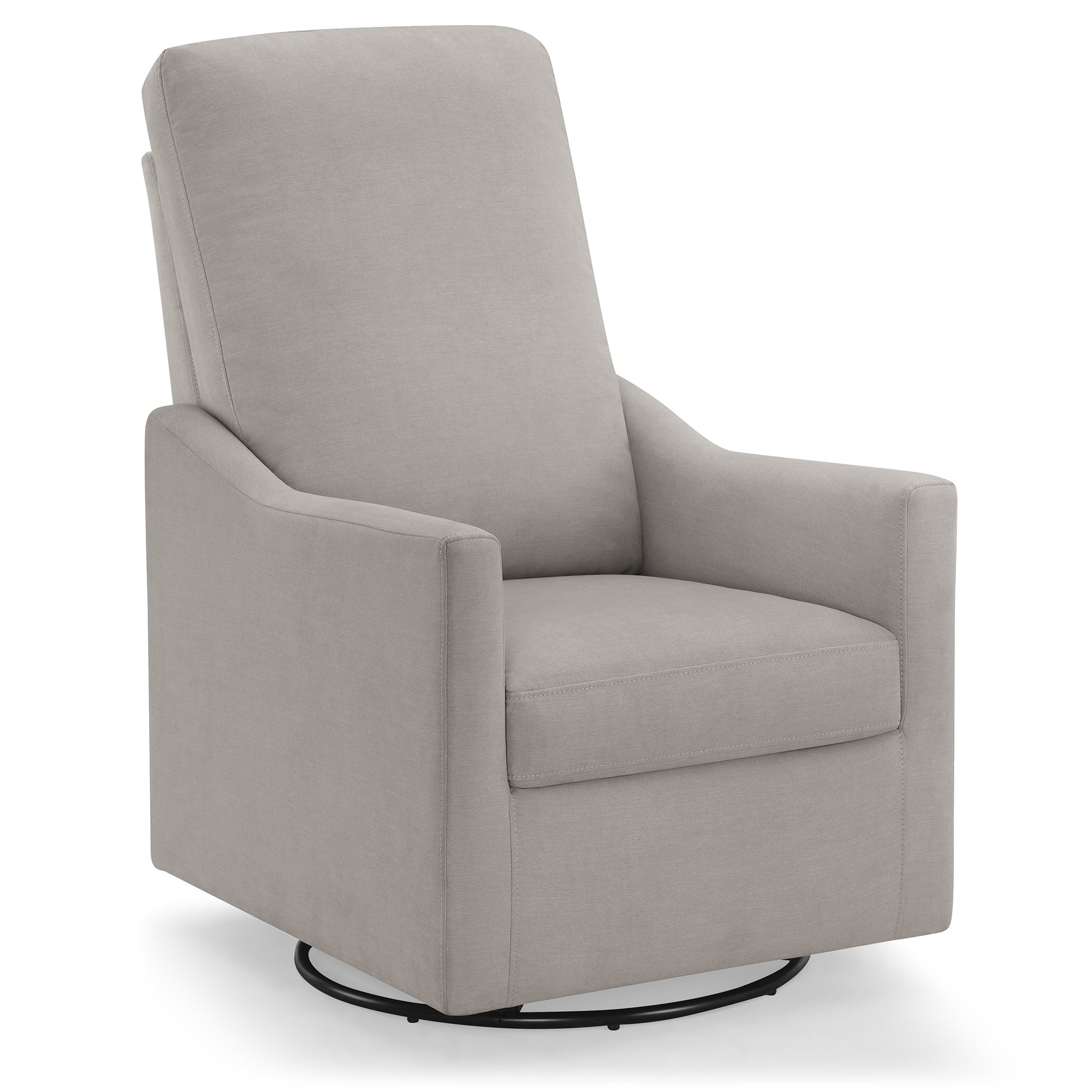 Andie Nursery Glider Swivel Chair - Stain Resistant LiveSmart Fabric - Comfortable Rocking Chair for Breastfeeding & Baby Nursery - Perfect for Nursing, Reading & Relaxing with Your Newborn