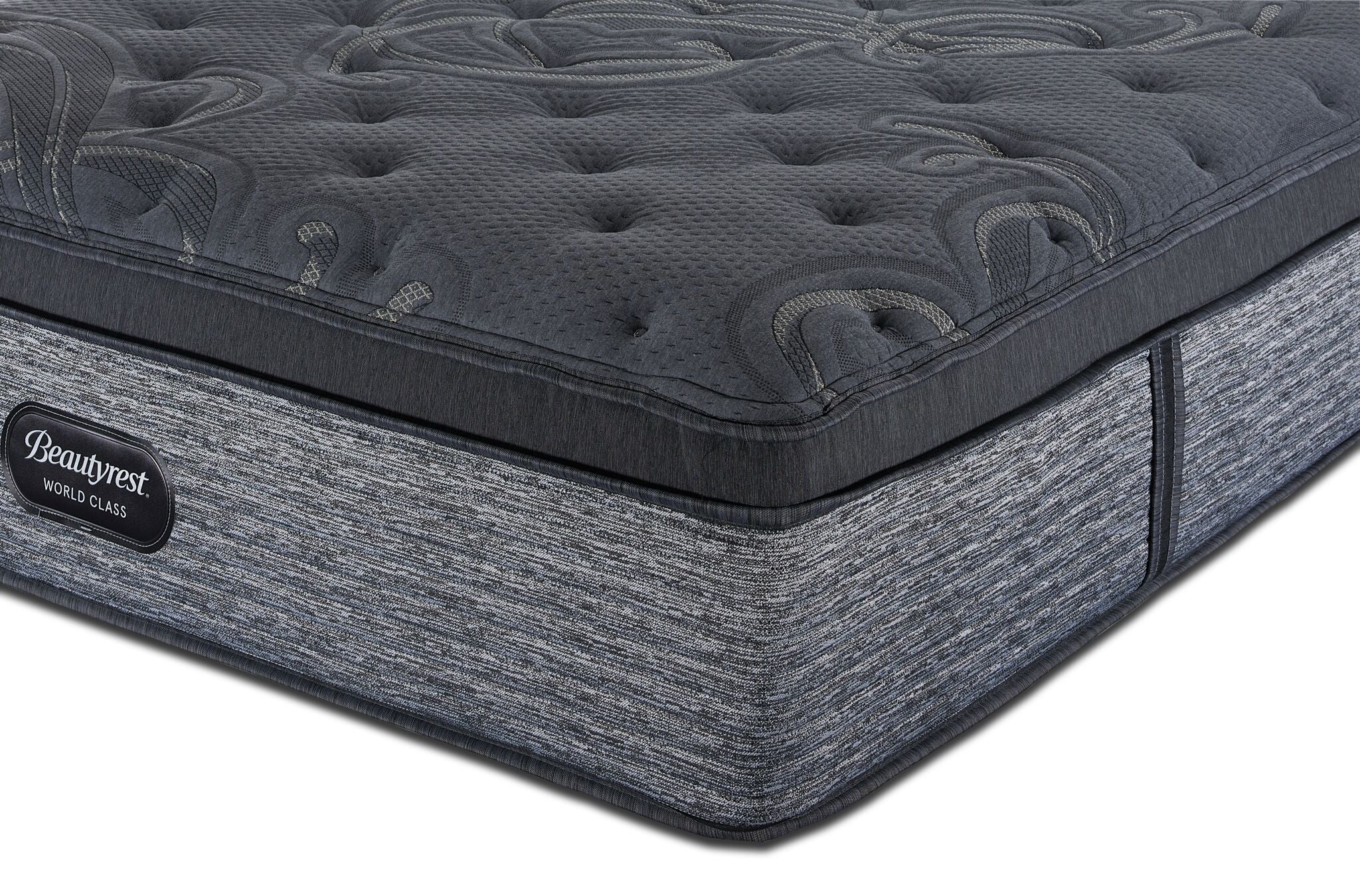 Beautyrest World Class Grandeur 2.0 Plush King Mattress - Ultra Soft Luxury Memory Foam Bed for Side Sleepers & Couples - Perfect for Master Bedrooms & Guest Rooms