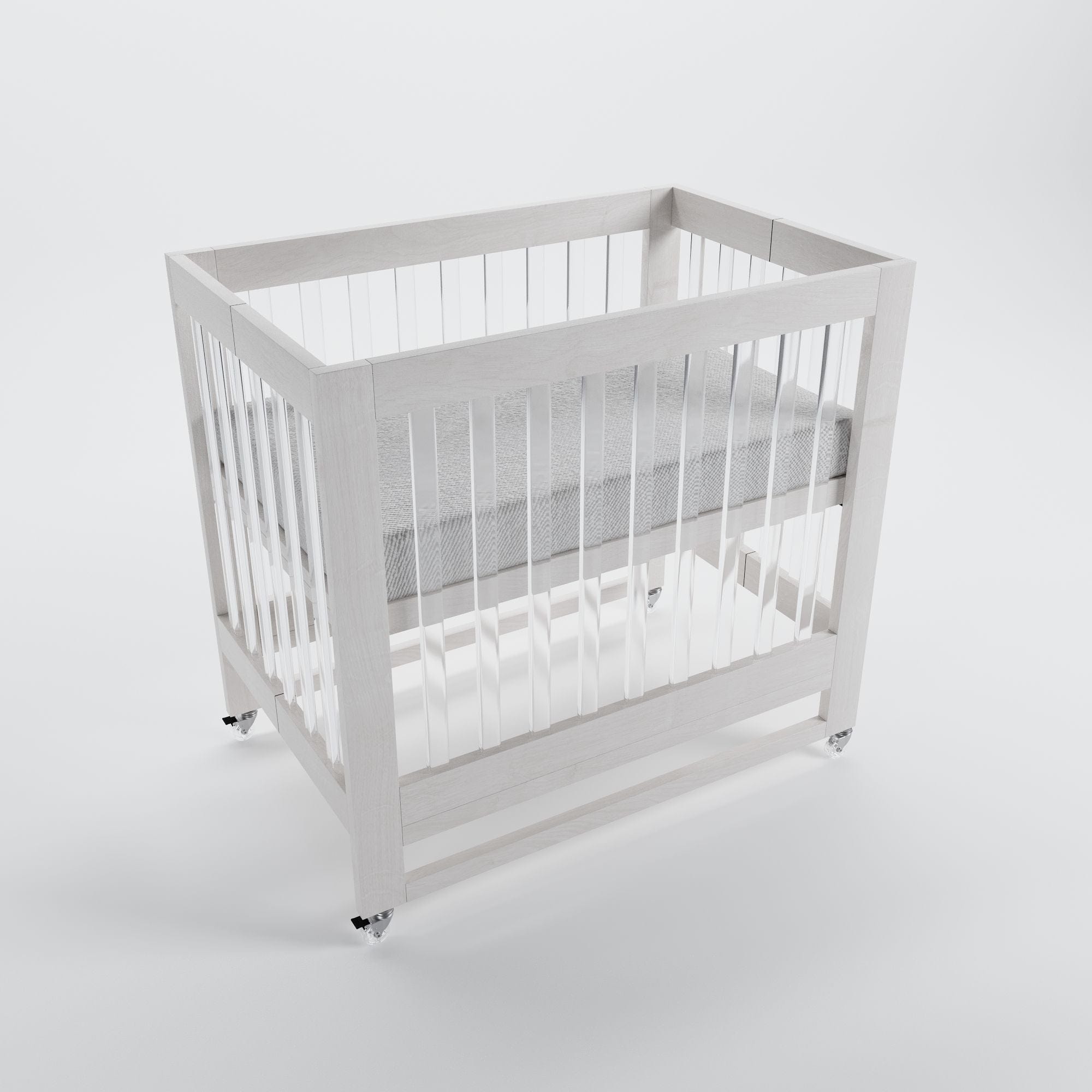 Melo Caress Mini Portable Crib - Lightweight Travel Baby Bed for Newborns & Infants | Perfect for Home, Travel, Camping & Grandparents' House