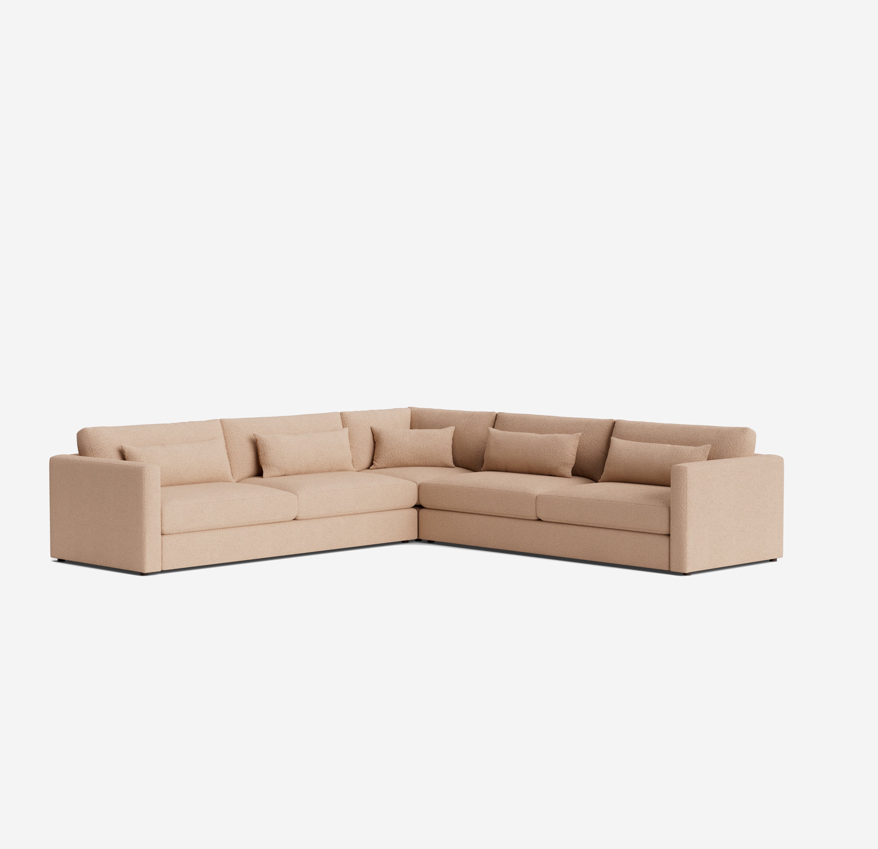 Durham Corner Sectional Sofa - Modern L-Shaped Couch with Storage | Comfortable Living Room Furniture for Small Spaces & Apartments