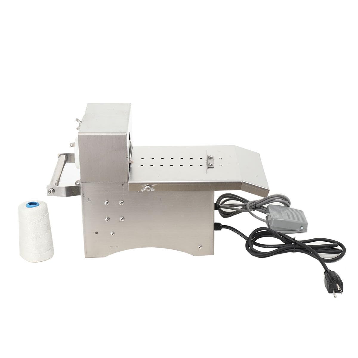 Commercial Electric Sausage Knotting Machine - Automatic Stainless Steel Sausage Tying & Linking Machine for Butcher Shops, Delis & Food Processing Plants | Perfect for Sausage Production, Meat Processing & Commercial Kitchen Use