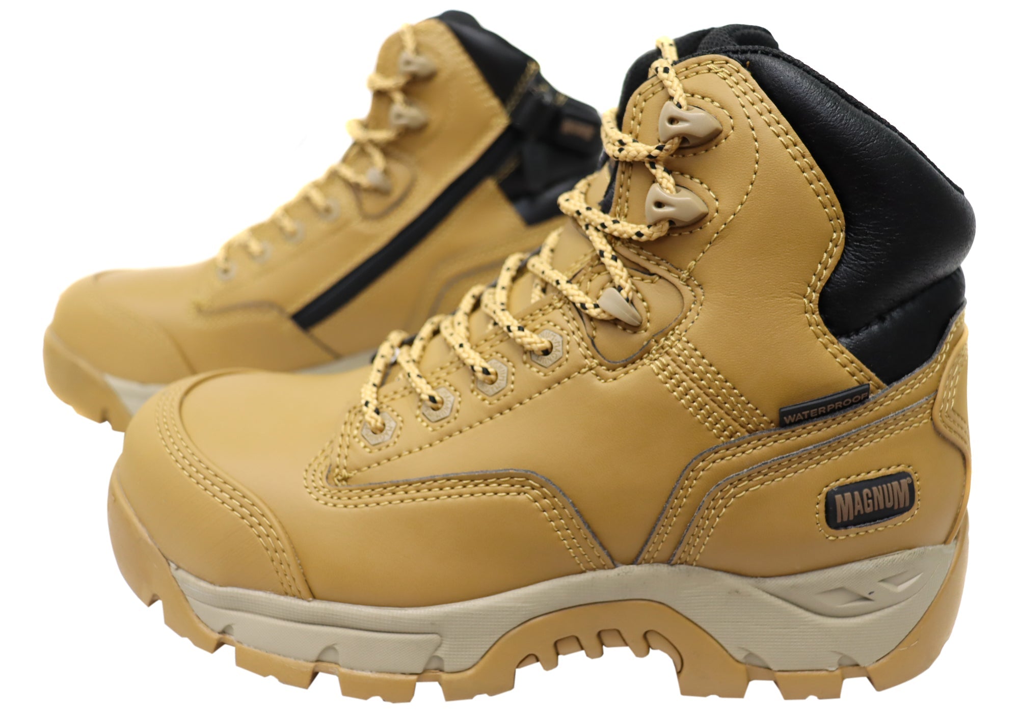 Magnum Men's Waterproof Precision Max SZ WPI Work Boots - Non-Safety Toe, Durable & Comfortable for Construction, Hiking, and Outdoor Work