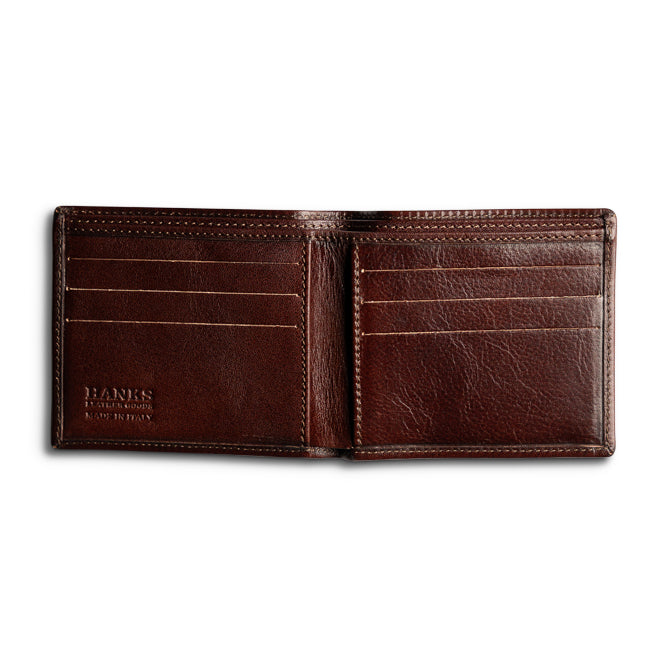 Como Italian Bifold Wallet for Men - Genuine Leather Slim RFID Blocking Credit Card Holder - Perfect for Everyday Use, Travel & Business