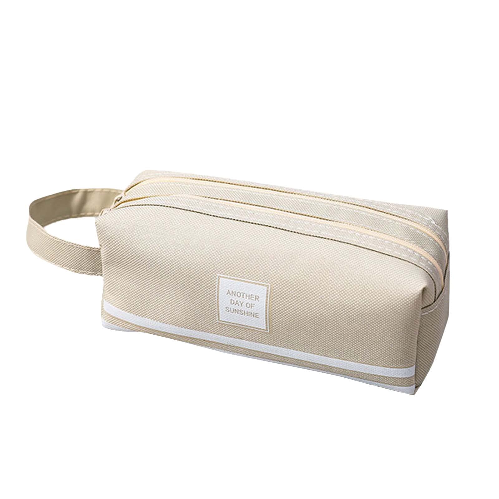 Large Capacity Zipper Pencil Pouch for School & College - Portable 3-Ring Binder Pencil Case Organizer for Teens & Adults - Perfect for Office, Travel, and Art Supplies Storage