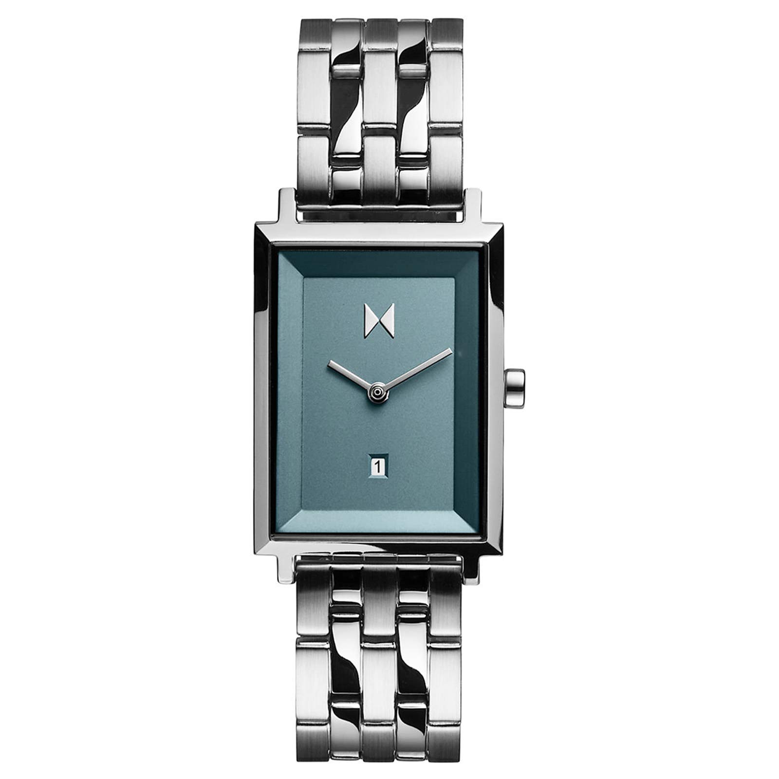 MVMT Signature Square Watches for Women - Minimalist Analog Watch with Stainless Steel Case, 5 ATM Water Resistance (50m) & Interchangeable Bands - 24mm - Perfect for Office, Casual Wear & Everyday Fashion Accessory