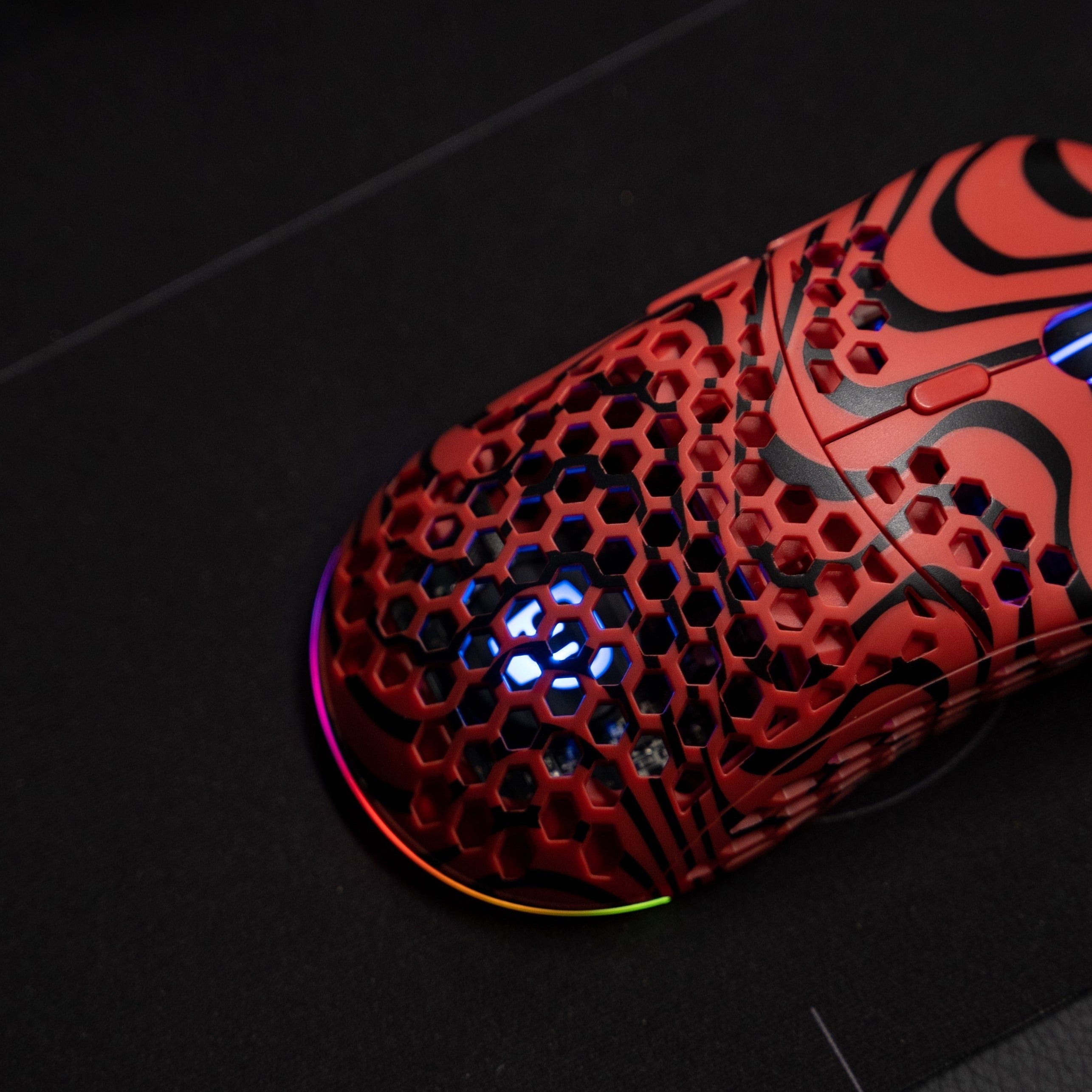 Pewdiepie X Ghost M1 UltraLight Wireless Gaming Mouse - Ergonomic RGB Wired/Wireless Computer Mouse for PC, Mac, Laptop - Perfect for FPS, MOBA, Esports & Streaming Gaming Sessions