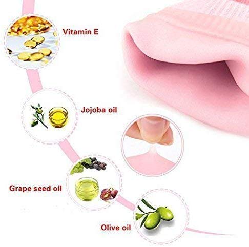 SHNMN Moisturizing Gel Socks for Dry Cracked Feet - Ultra Soft Spa Quality Foot Gloves with Hydrating Gel - Pain Relief & Skin Repair Socks for Men & Women - Reusable Moisturizing Socks for Home Spa, Night Treatment & Cracked Heel Care