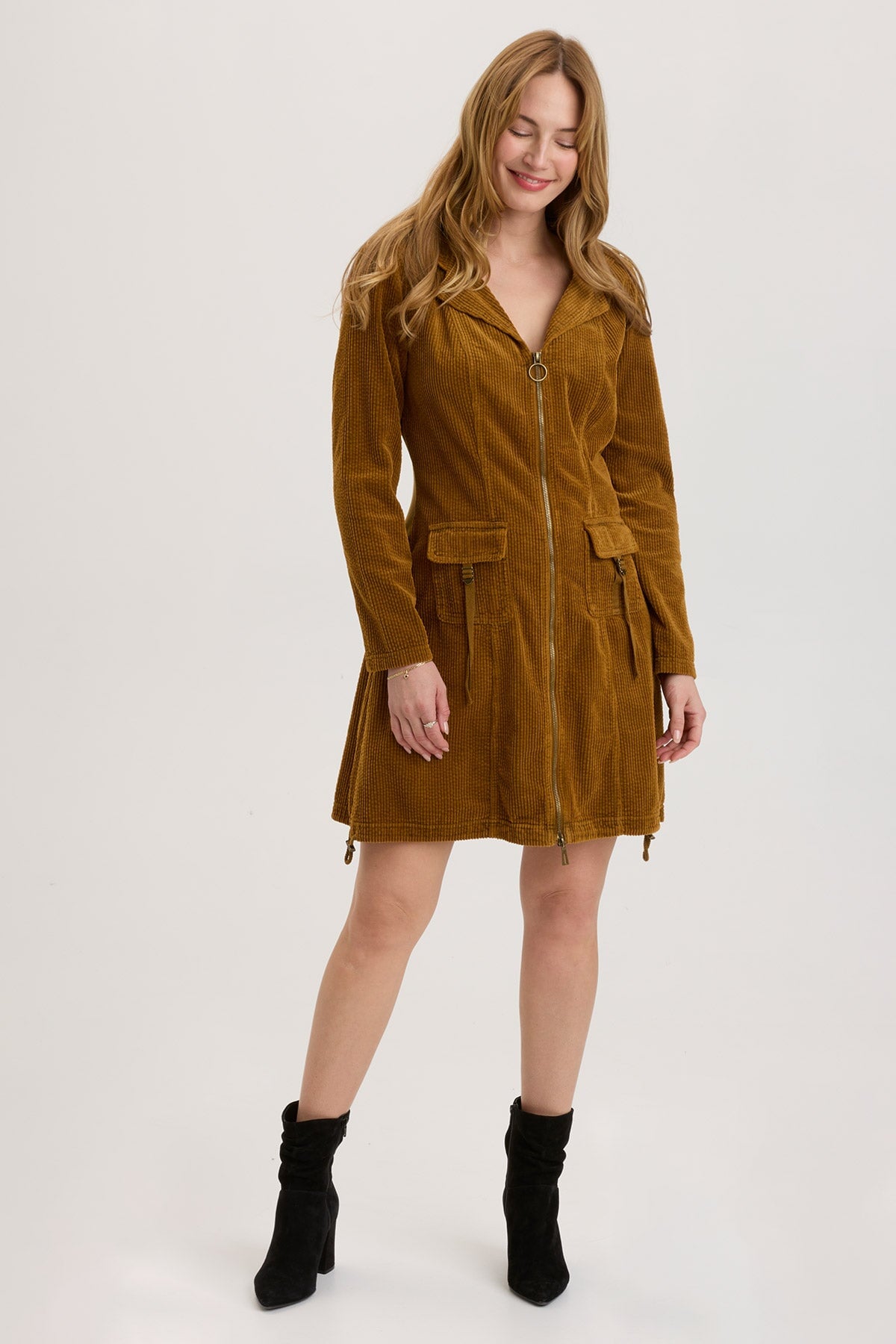 Naja Jacket Dress for Women - Stylish & Versatile Outerwear for Fall & Winter | Perfect for Office, Date Night & Casual Outings