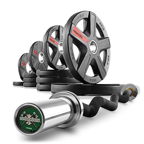 17) 115 LB SET & CURL BAR