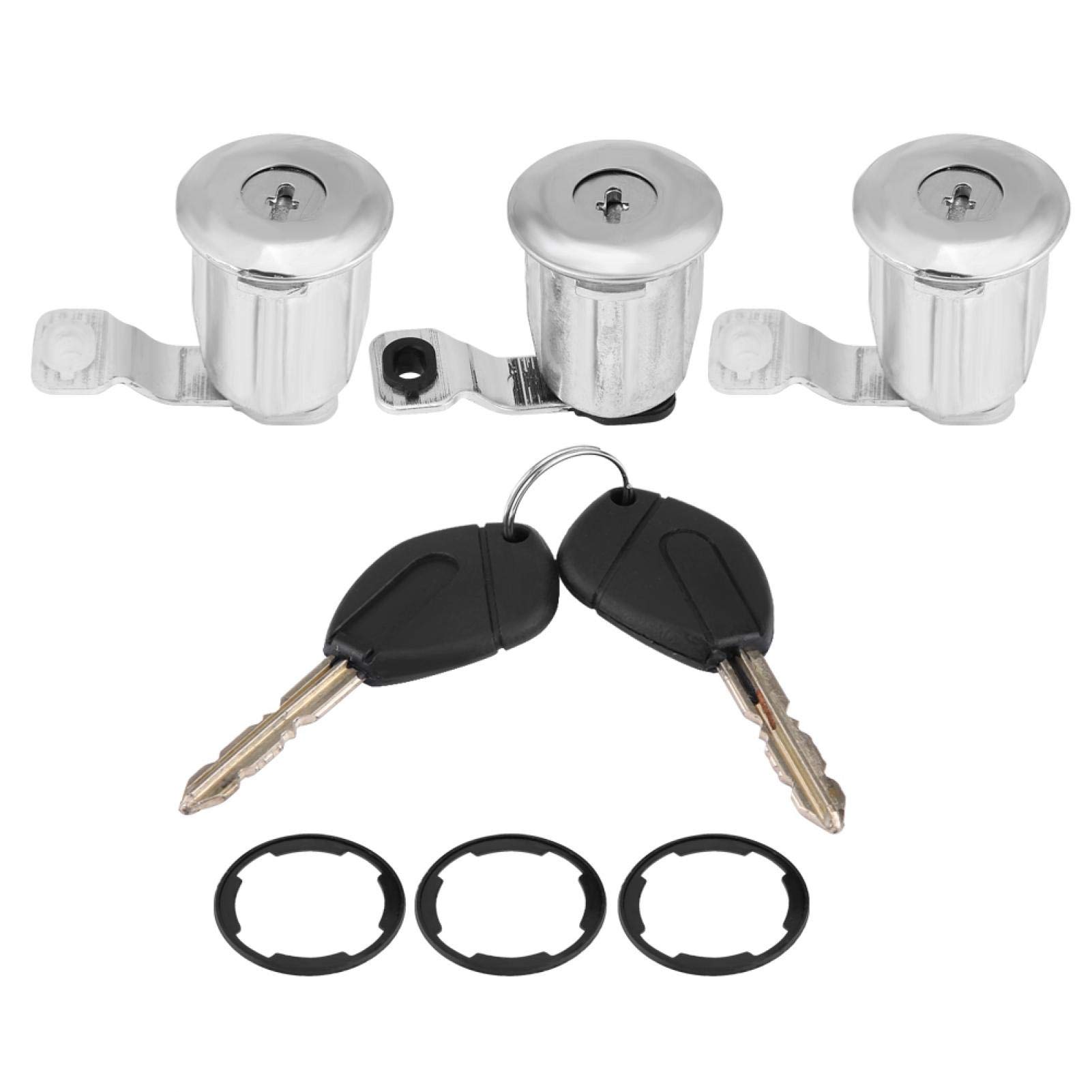 Peugeot 252522 Auto Car Door Lock Barrel Set with Keys - Replacement Lock Cylinder for Peugeot Vehicles | Secure Your Car Doors & Prevent Theft
