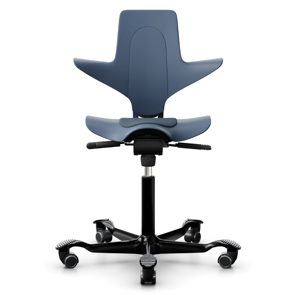 HÅG Capisco 8010 Ergonomic Saddle Chair - Adjustable Height & Tilt for Office & Home Workspace - Perfect for Standing Desks, Computer Work & Creative Studios