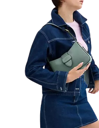 Coach Eliza Zipper Shoulder Bag for Women - Stylish Crossbody Purse for Work, Travel & Everyday Use