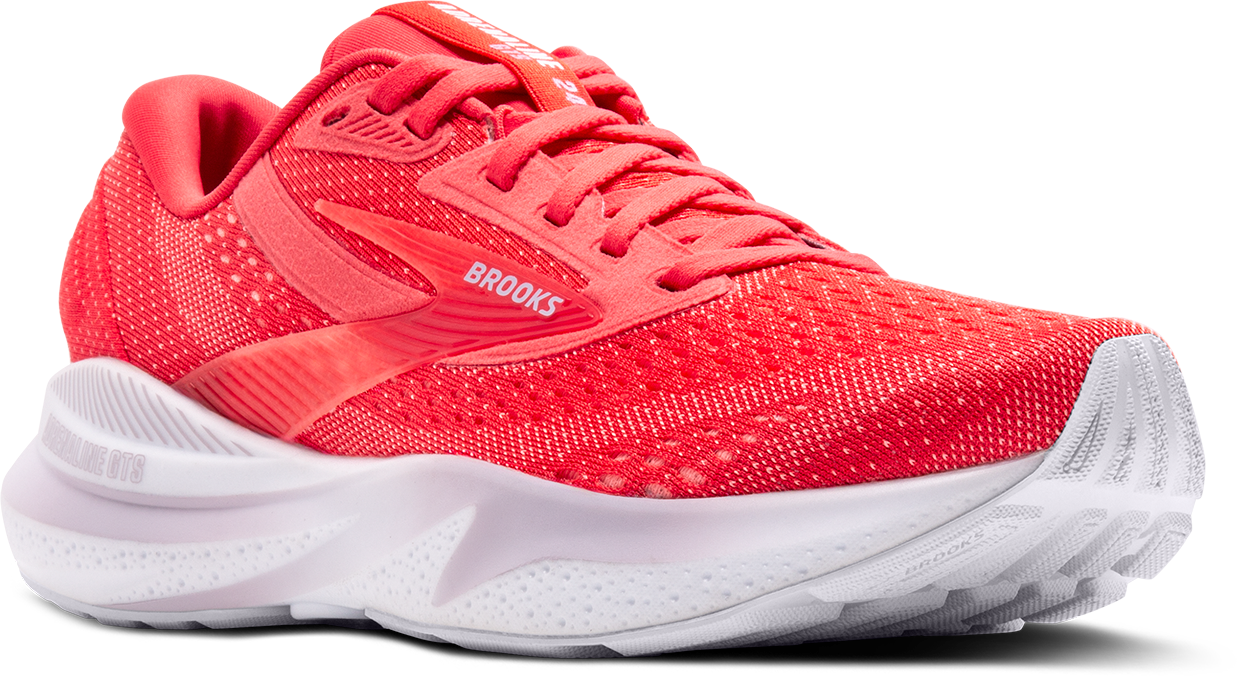 Women's Adrenaline GTS 24 Running Shoes - Lightweight Support for Jogging & Training (613 Cayenne/Thistle/White) | Perfect for Road Running, Gym Workouts & Daily Wear
