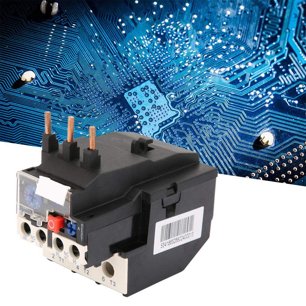 23-32A Thermal Overload Relay - Electric Heat Protection Relay for Motor Safety - Industrial Grade Overload Protector for Pumps, Compressors & HVAC Systems