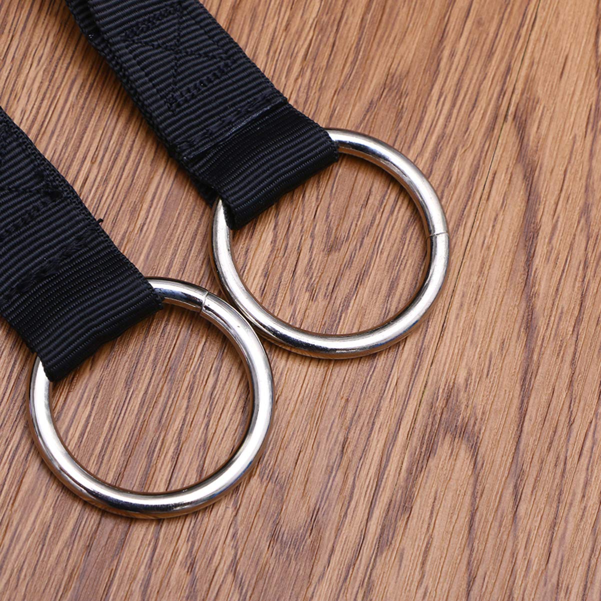 Garneck 1 Pair Fitness Strap Handles - Heavy Duty Gym Workout Straps with Foam Grips for Weightlifting, Cross Training, Yoga & Bodybuilding - Perfect for Home Gym, Fitness Studio & Outdoor Exercise
