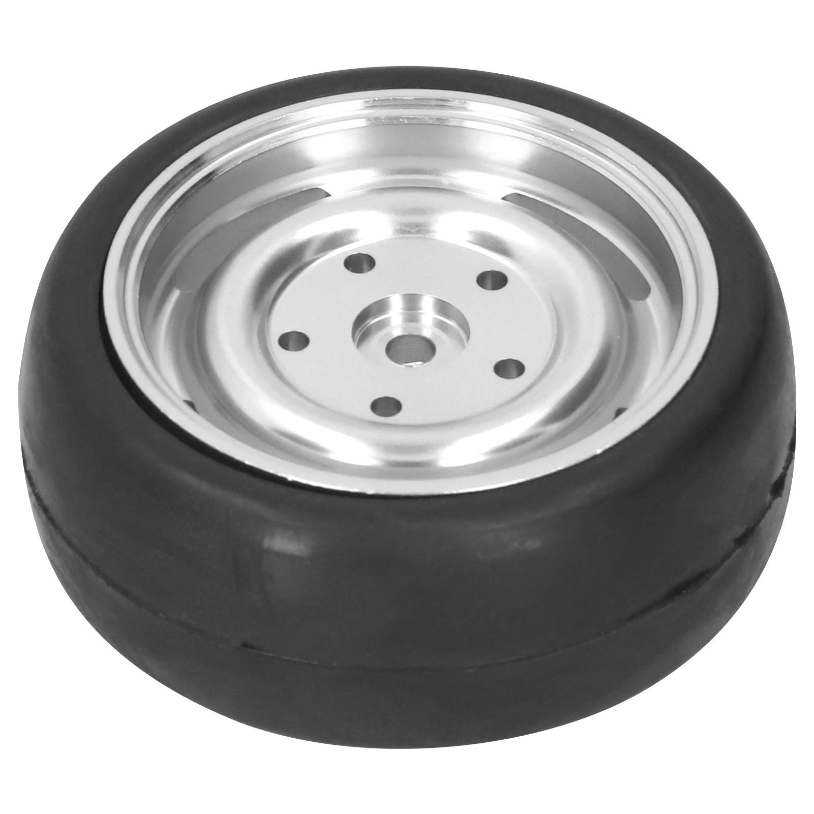 1/10 Scale RC Rubber Tires - 63mm Diameter Off-Road Tires for WPL D12 & 1/10 RC Cars - Durable All-Terrain Replacement Tires for Crawling, Racing & Off-Road Adventures