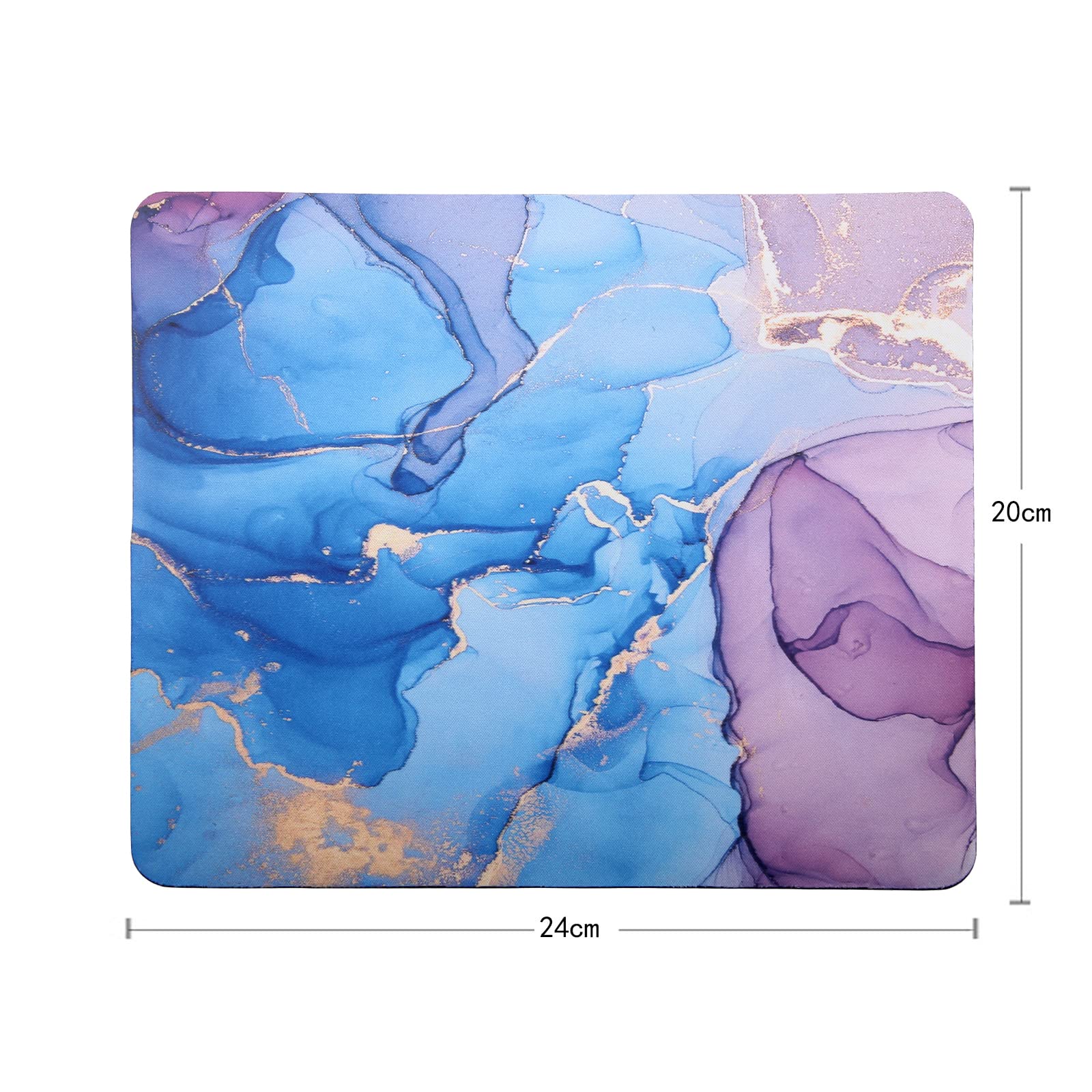 Premium Non-Slip Gaming Mouse Pad with Marble Design - 9.5