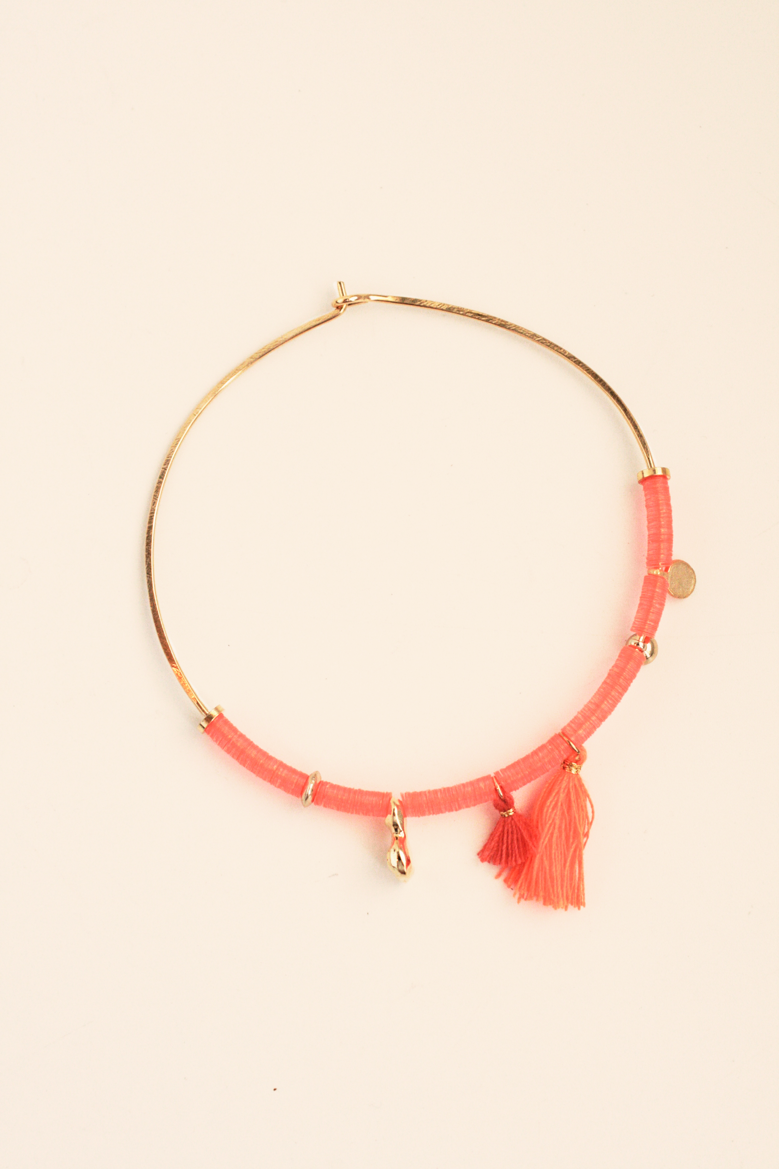 Double Tassel Hoop Earrings for Women - Trendy Neon Statement Jewelry for Parties, Night Out & Festival Fashion