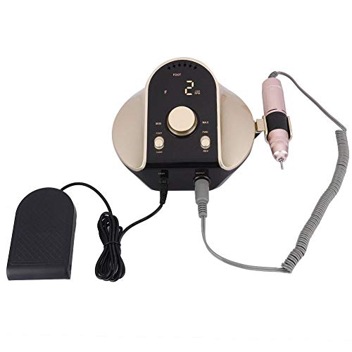 Professional Electric Nail Drill Machine - 35000RPM High Speed Nail Sander & Polisher with LED Display, Strong Power Nail Grinder & File Kit for Home Salon & Professional Use | Perfect for Manicures, Pedicures, Nail Art & Acrylic Nail Care