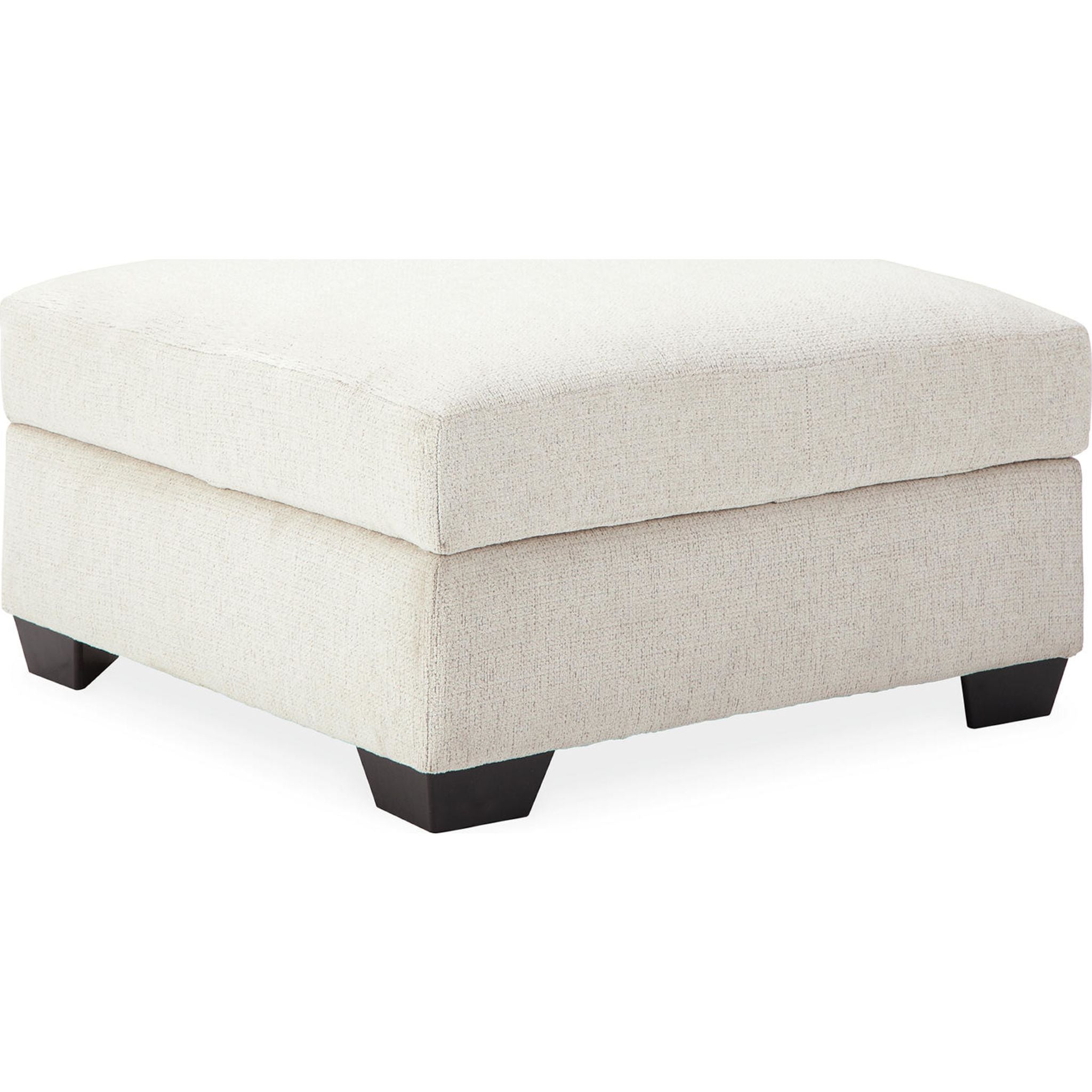 Brantley Storage Ottoman with Lift Top - Snow White - Extra Seating & Hidden Storage for Living Room, Bedroom, or Nursery