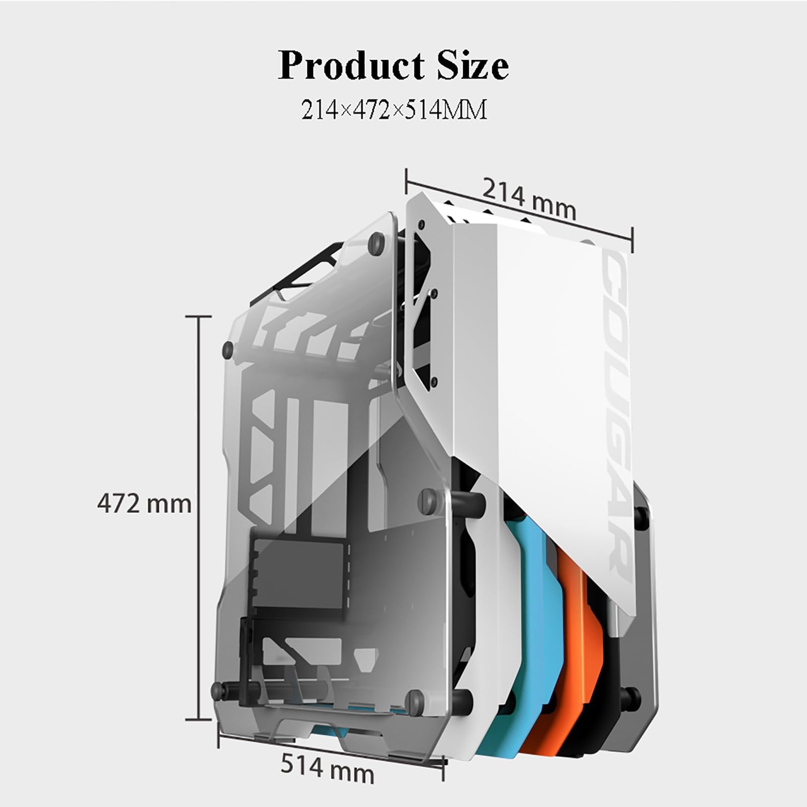 Premium ATX Mid Tower Gaming PC Case with Tempered Glass Side Panel, USB 3.0 Ports & RGB Lighting - Compatible with ATX/Micro-ATX/Mini-ITX Motherboards - Perfect for Gaming Rigs, Streaming Setups & Custom PC Builds