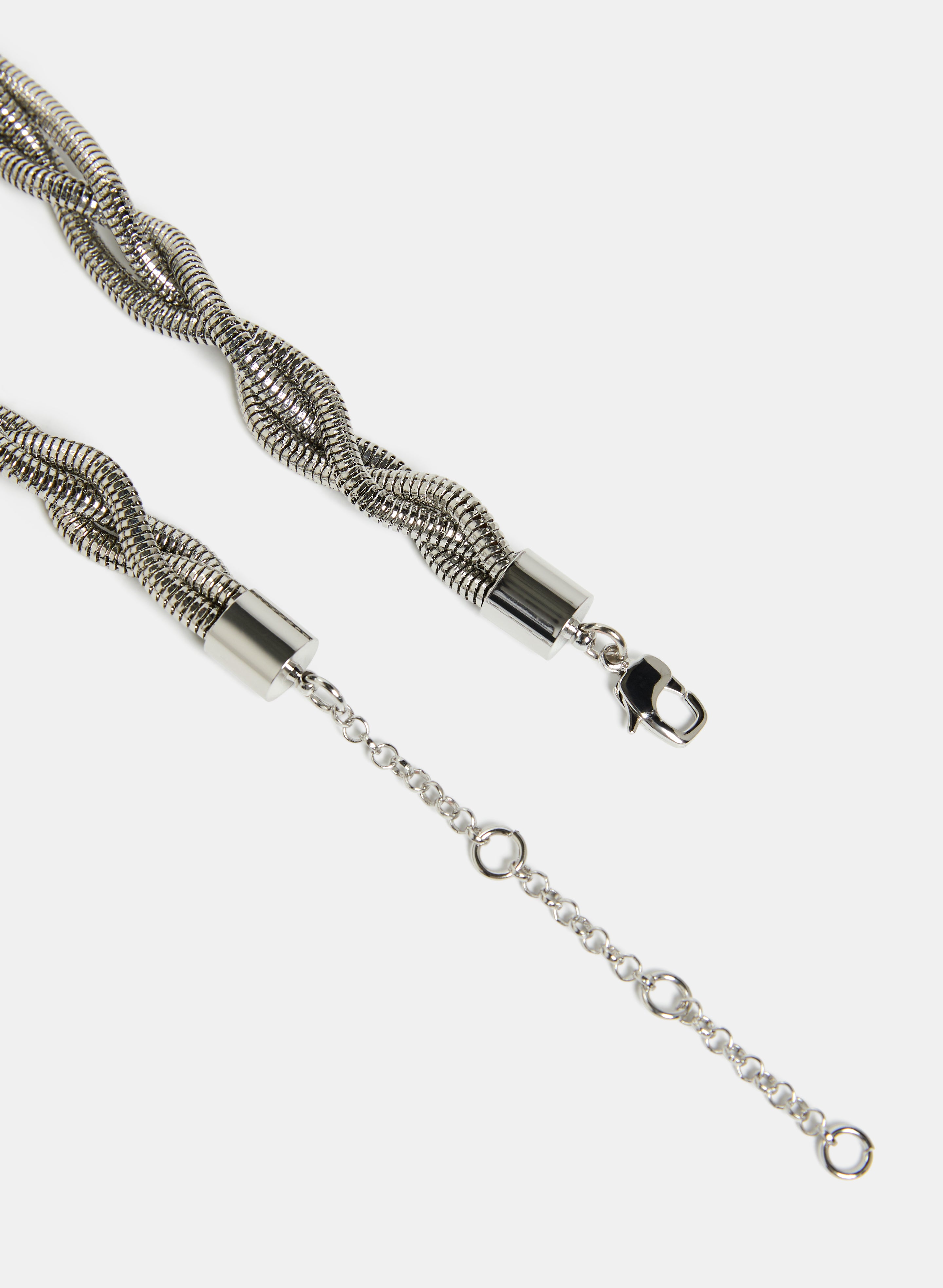 Braided Snake Chain Necklace for Women - 14K Gold Plated Stainless Steel Dainty Layering Jewelry - Perfect for Everyday Wear, Gifts & Special Occasions