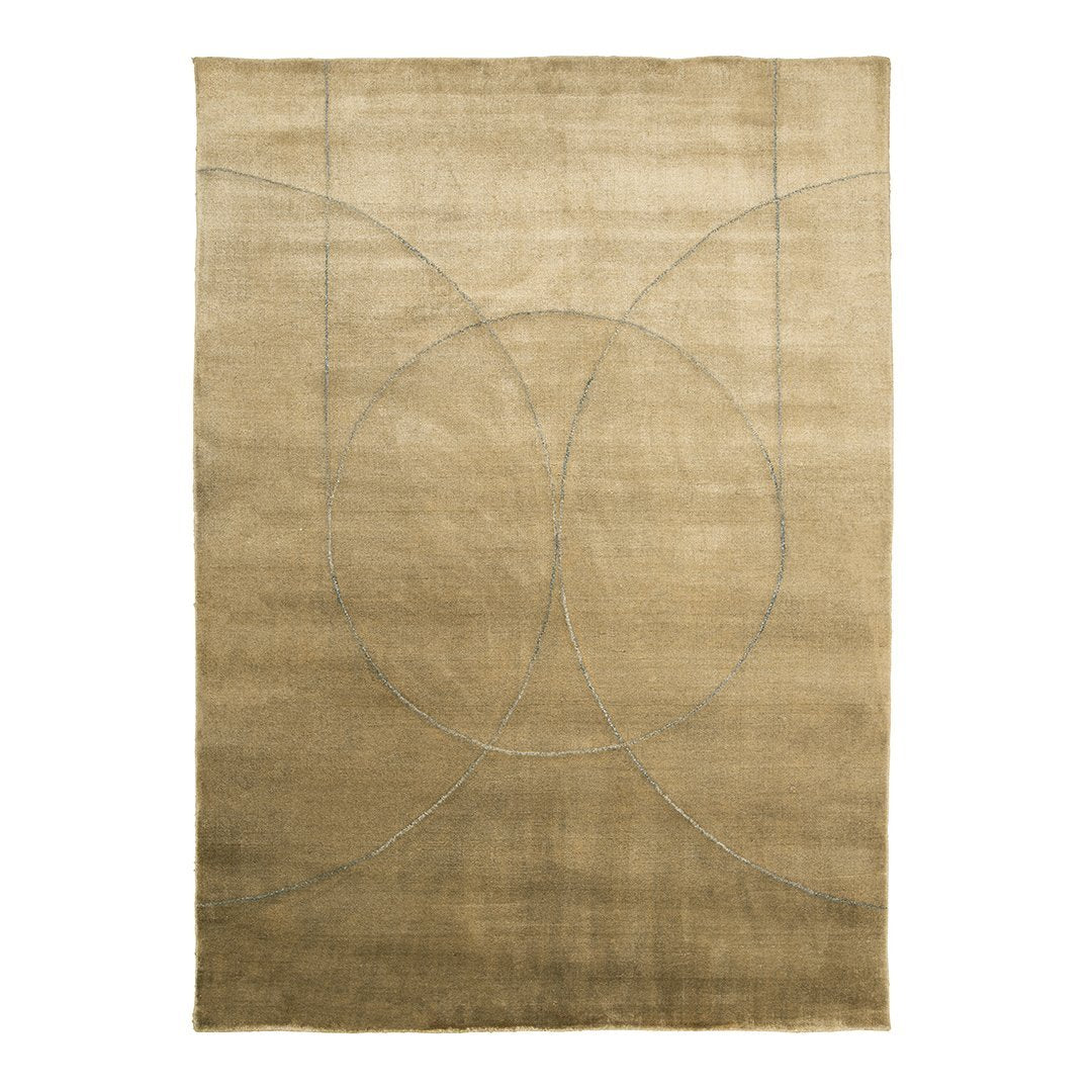 Linie Design Circulus Rug - Modern Round Area Rug for Living Room, Bedroom & Nursery - Soft & Durable Home Decor